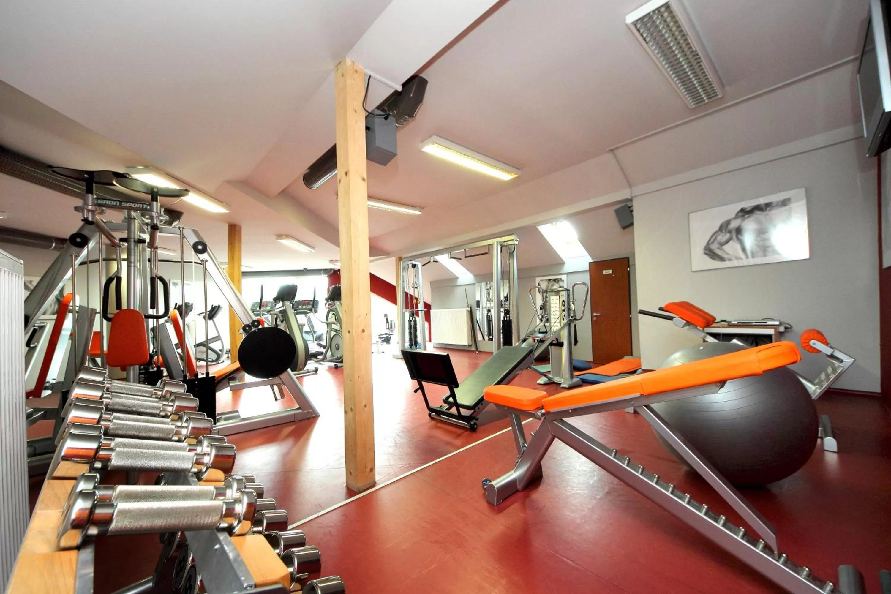 Fitness centre/facilities in Hotel S-centrum