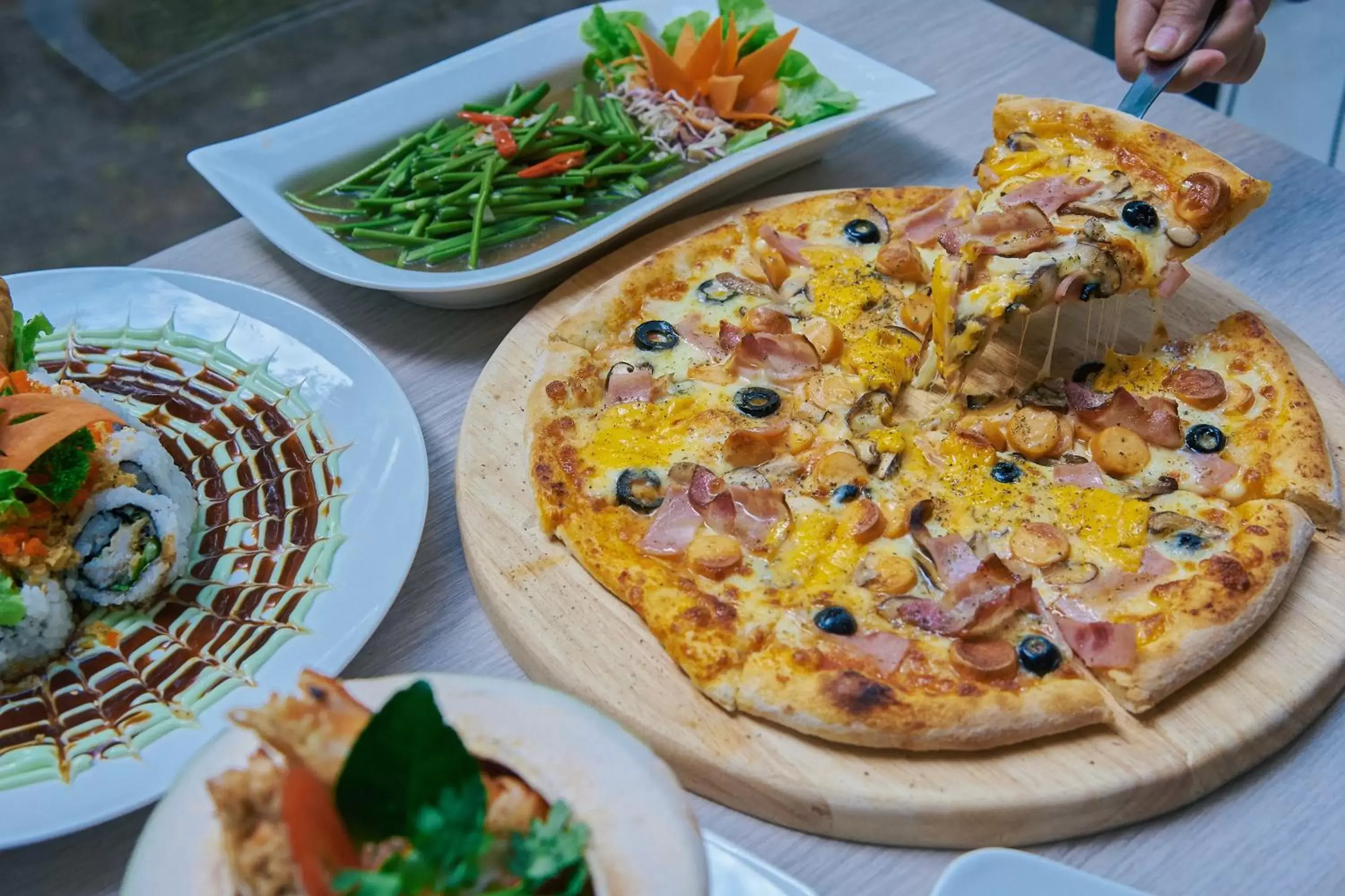 Food and drinks, Food in Serenity Hotel and Spa Kabinburi