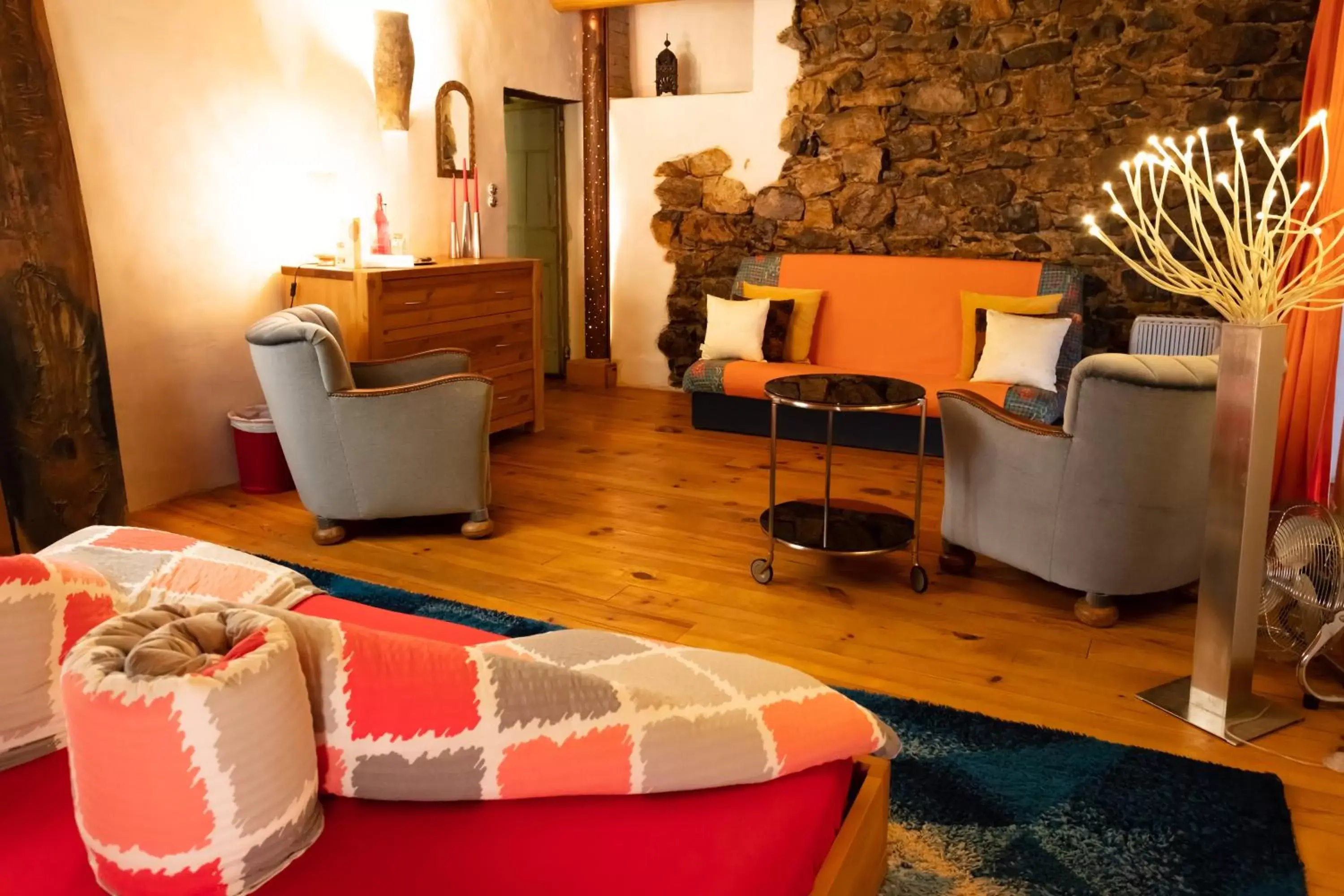 Decorative detail, Seating Area in La Vieille Maison - Halte Gourmande