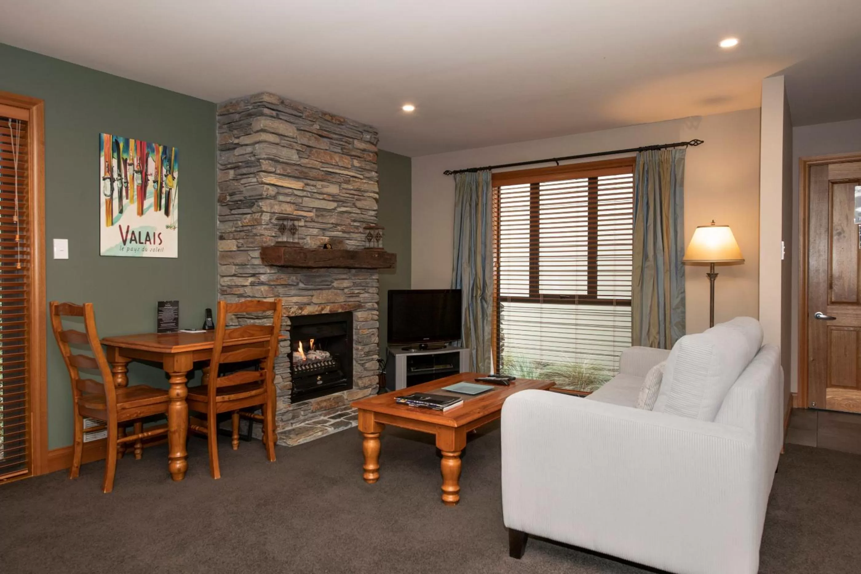 Living room in Wanaka Luxury Apartments