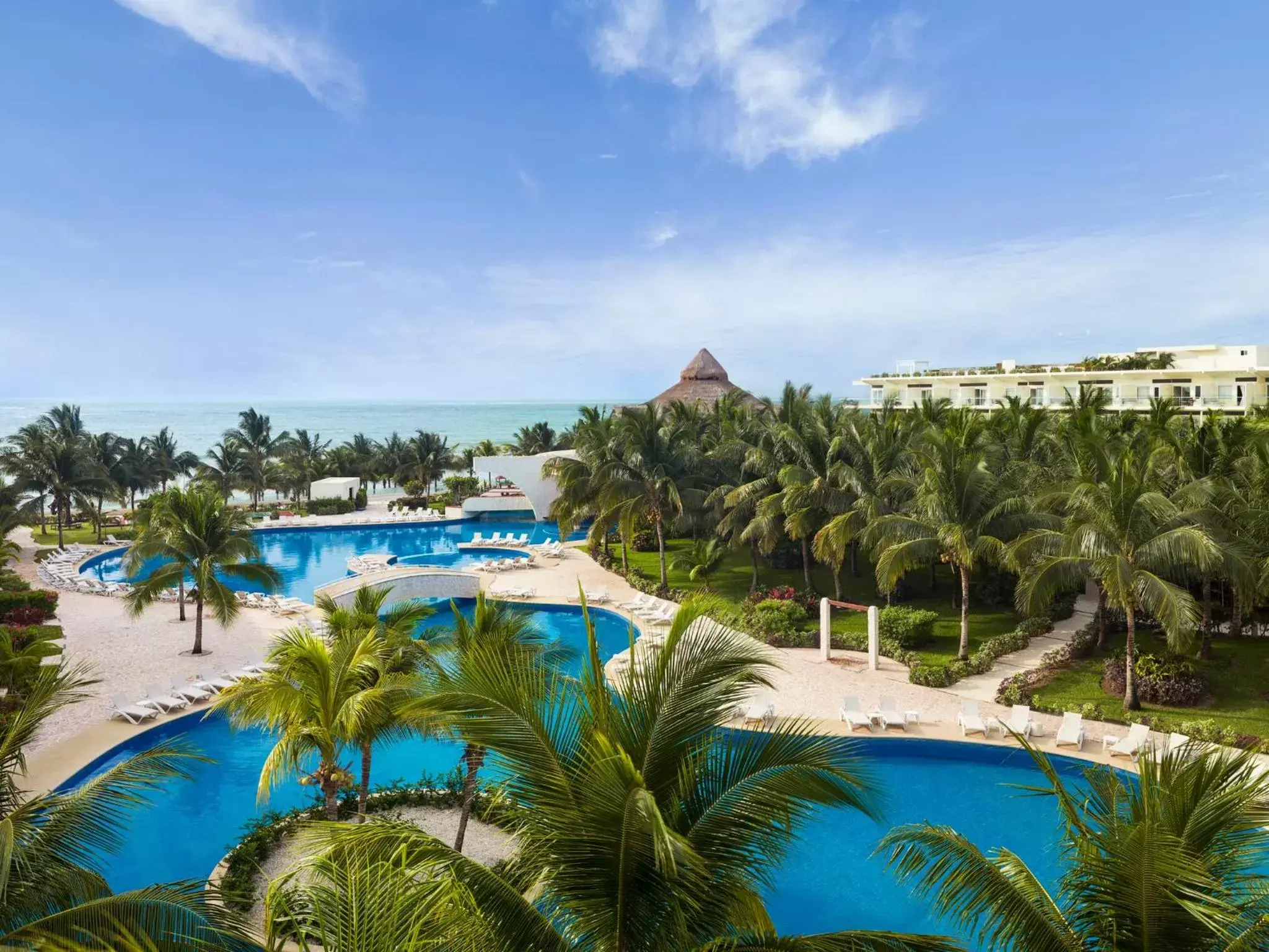 Pool View in Azul Beach Resort Riviera Cancun, Gourmet All Inclusive by Karisma