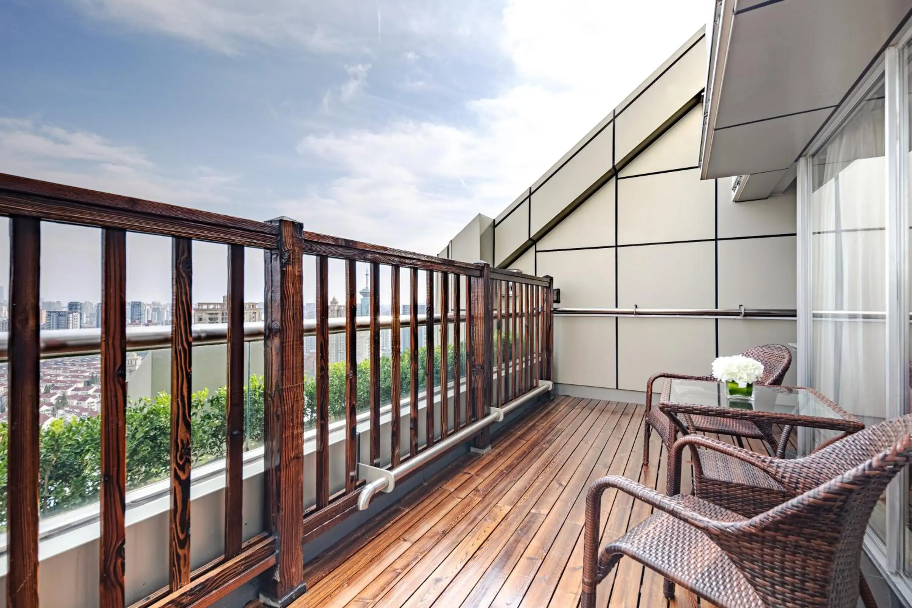 Balcony/Terrace in Radisson Collection Hotel, Yangtze Shanghai