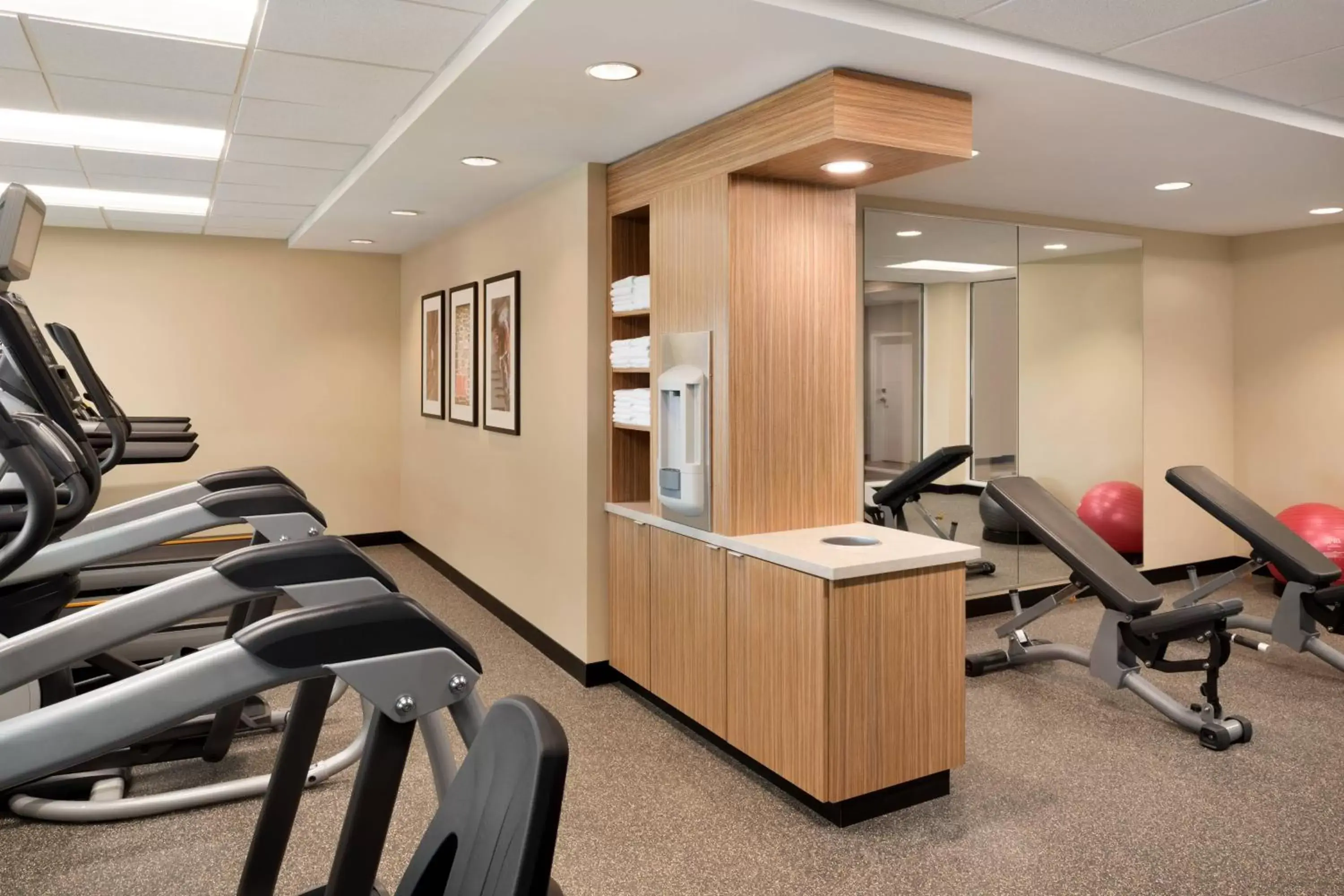 Fitness centre/facilities, Fitness Center/Facilities in TownePlace Suites by Marriott Joliet Minooka