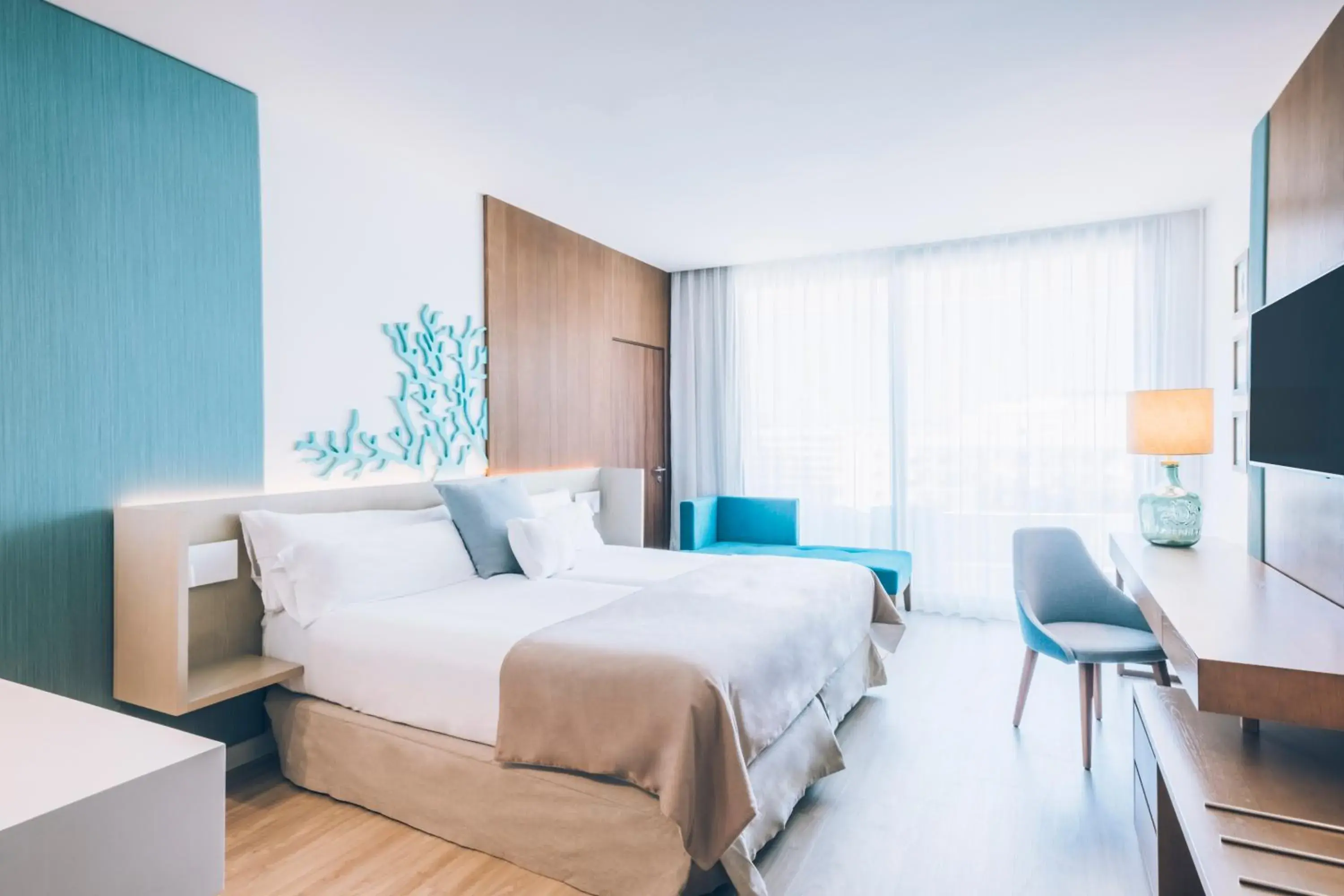 Bedroom, Bed in Iberostar Selection Llaut Palma- Adults Only Bedroom, Bed in Iberostar Selection Llaut Palma- Adults Only