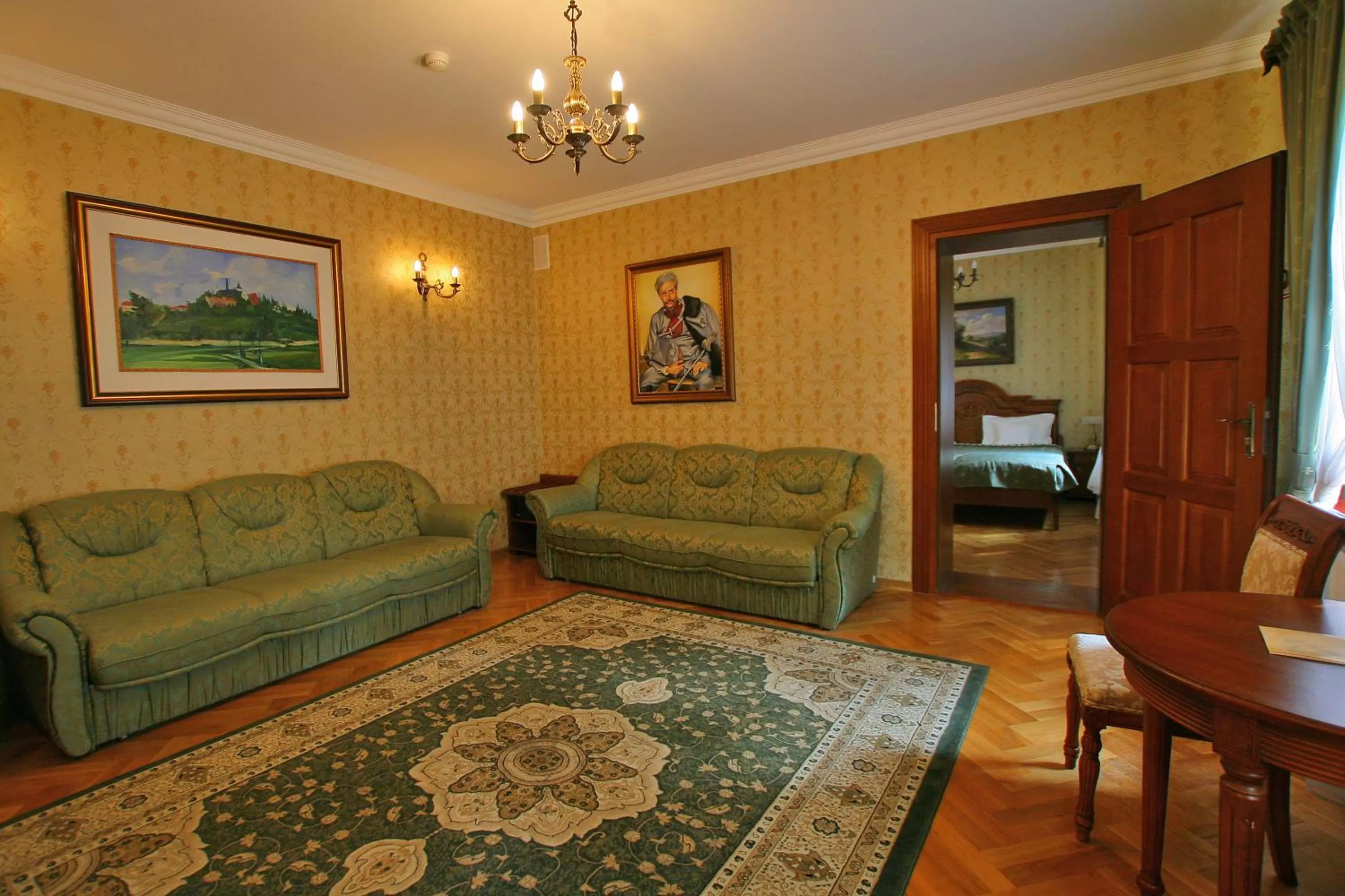 Living room in Hotel Sarmata Zespół Dworski
