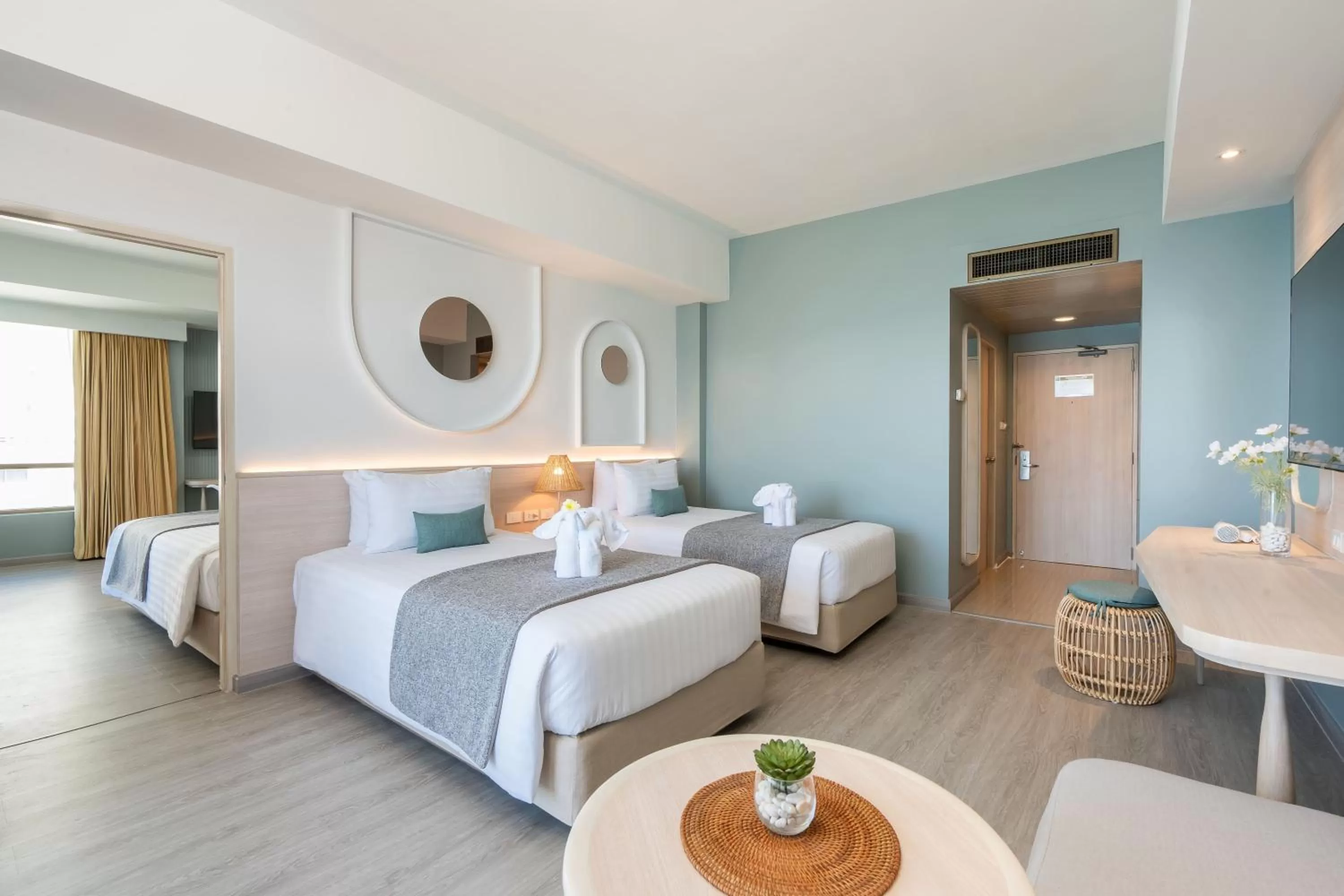 Bed in Cosy Beach Hotel - SHA Extra Plus