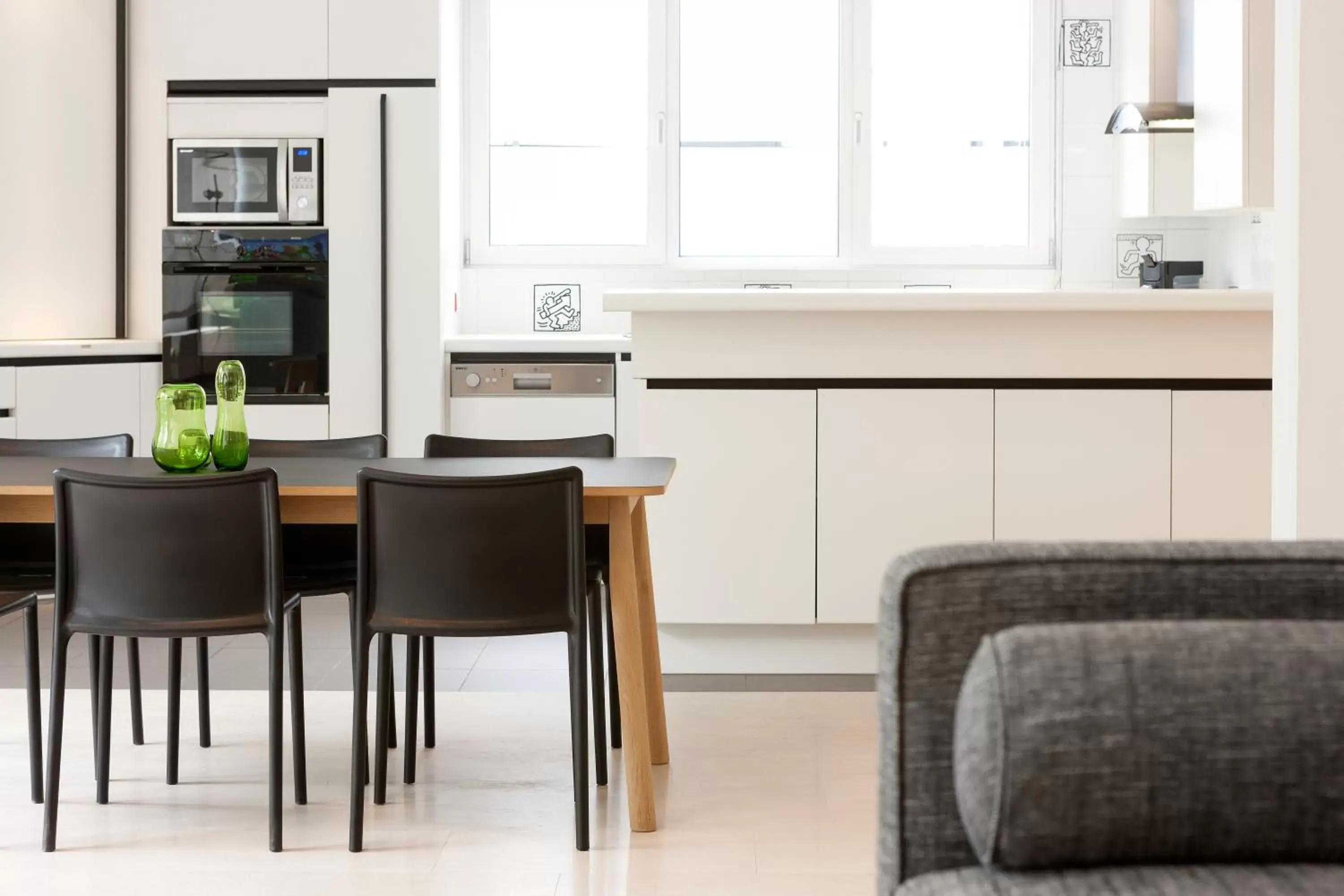 Kitchen or kitchenette, Seating Area in Hotel Ter Elst