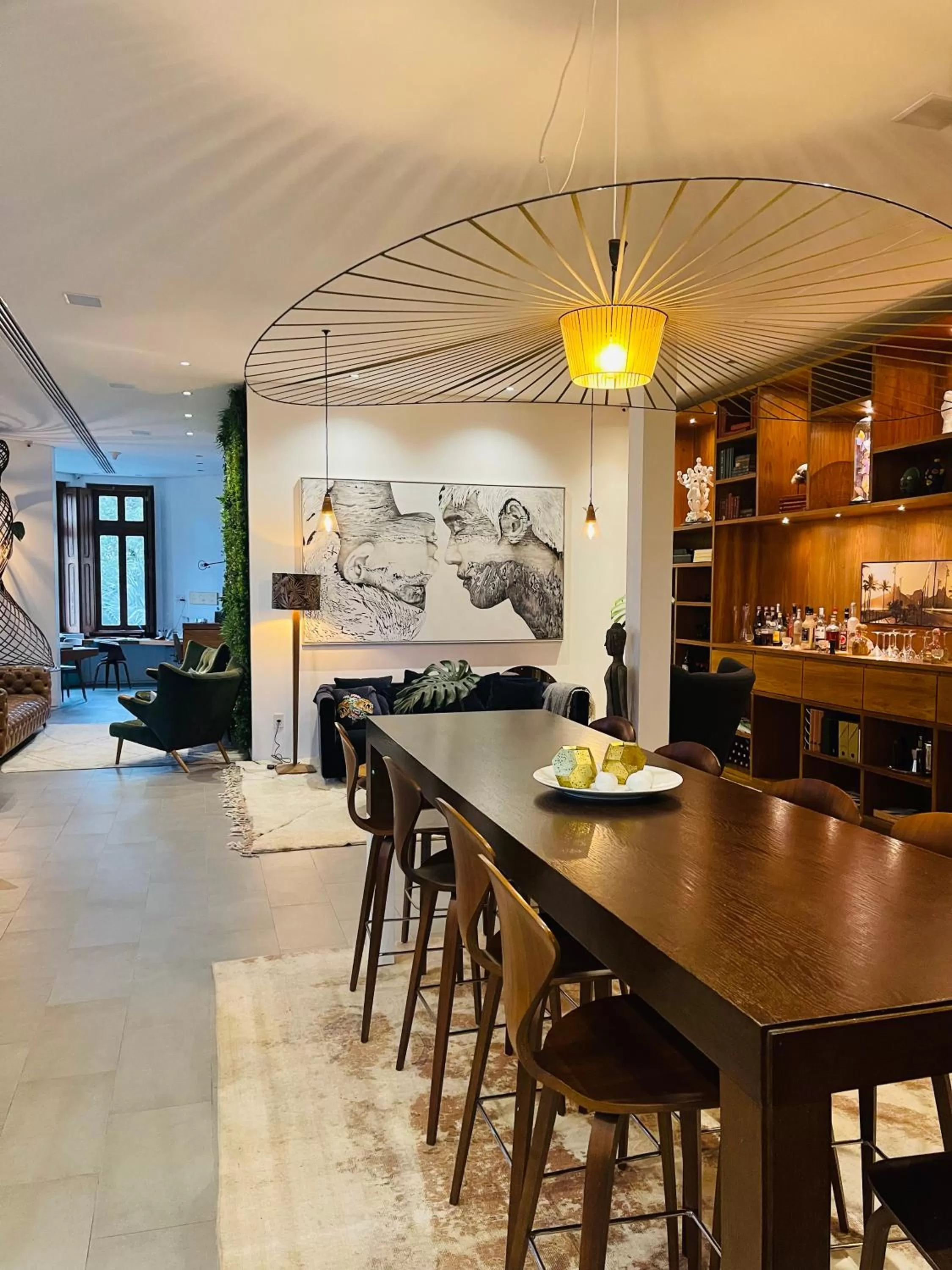 Living room in Pousada Rio144