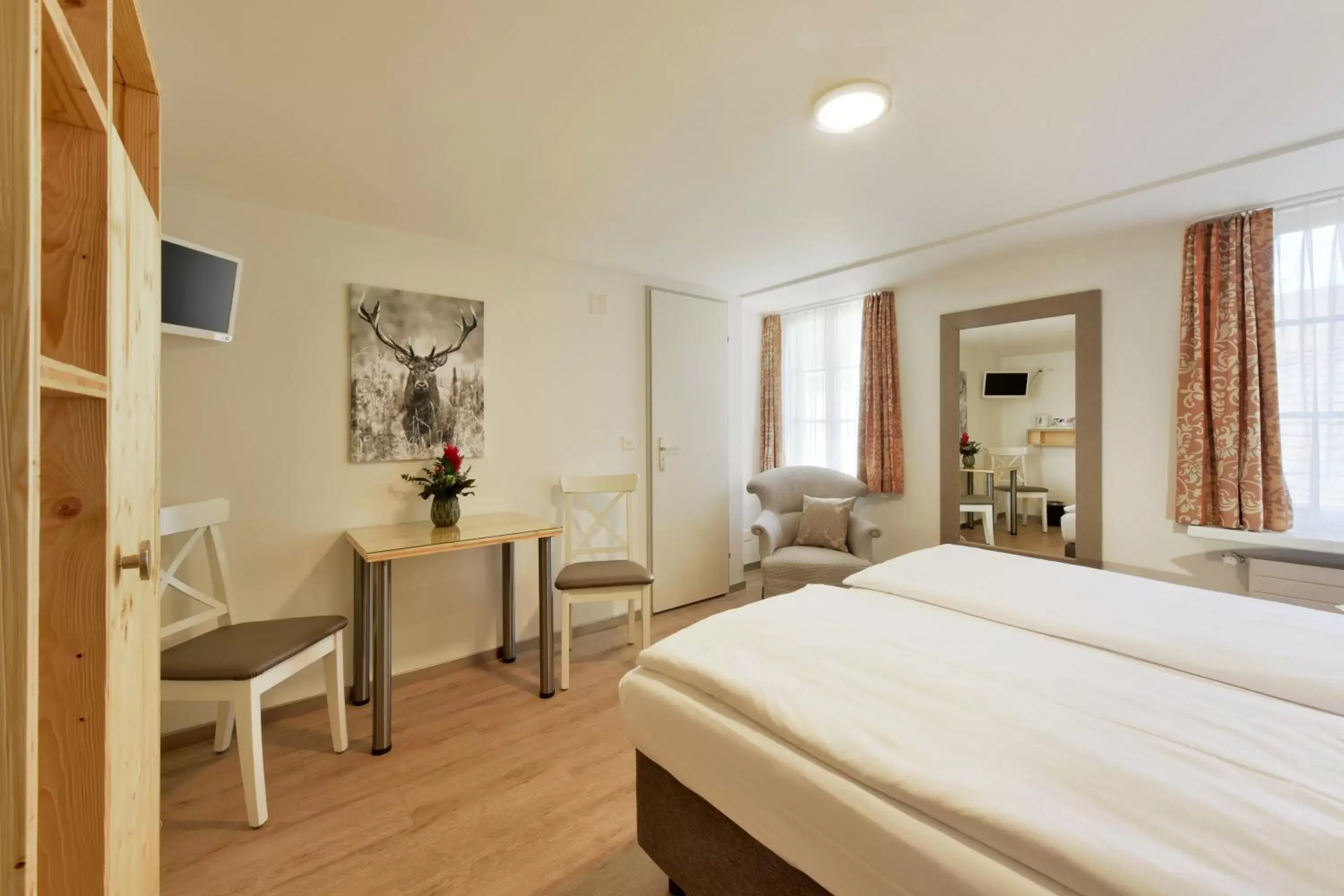 Bedroom in Hotel Hirschen