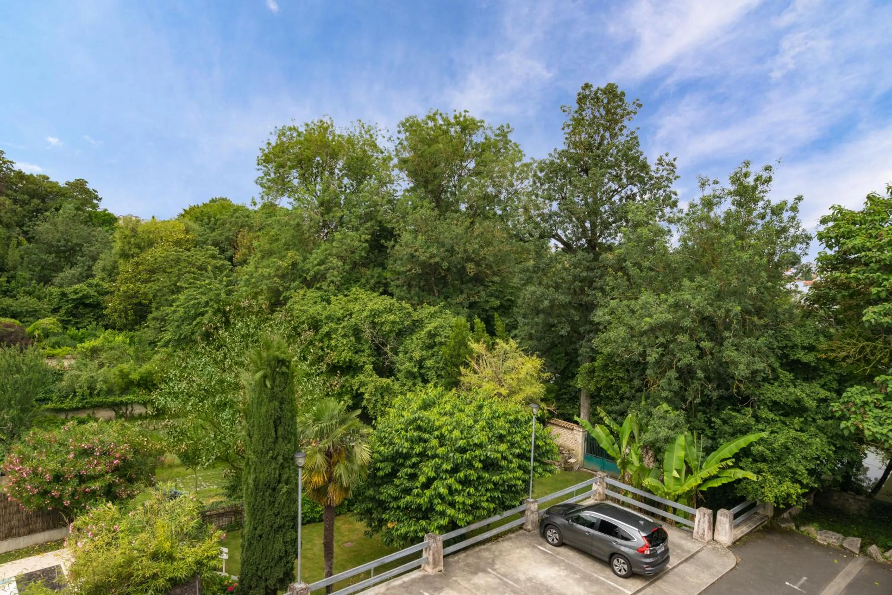 Garden in Hôtel du Moulin