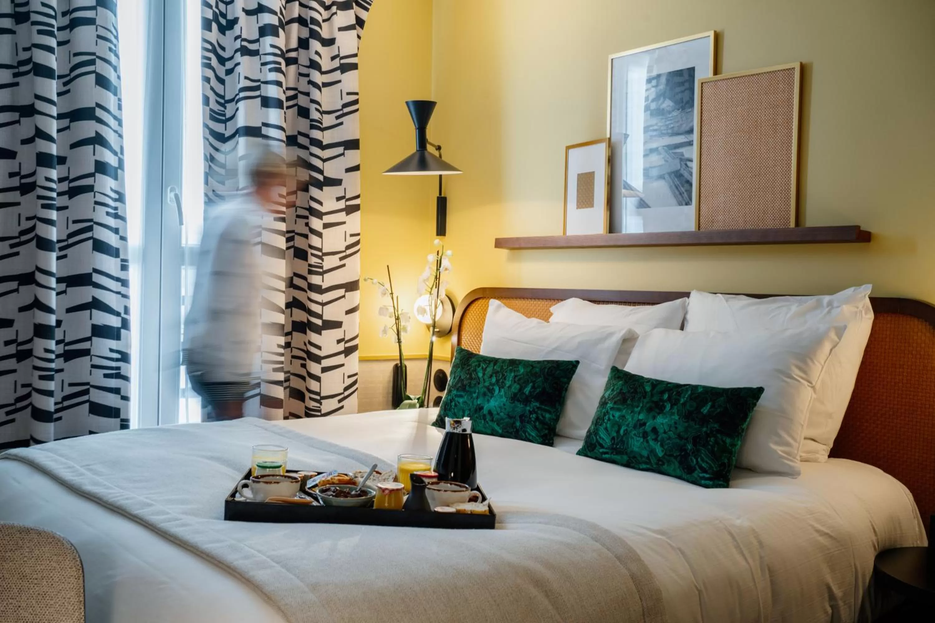 Bed in Hôtel Riesner