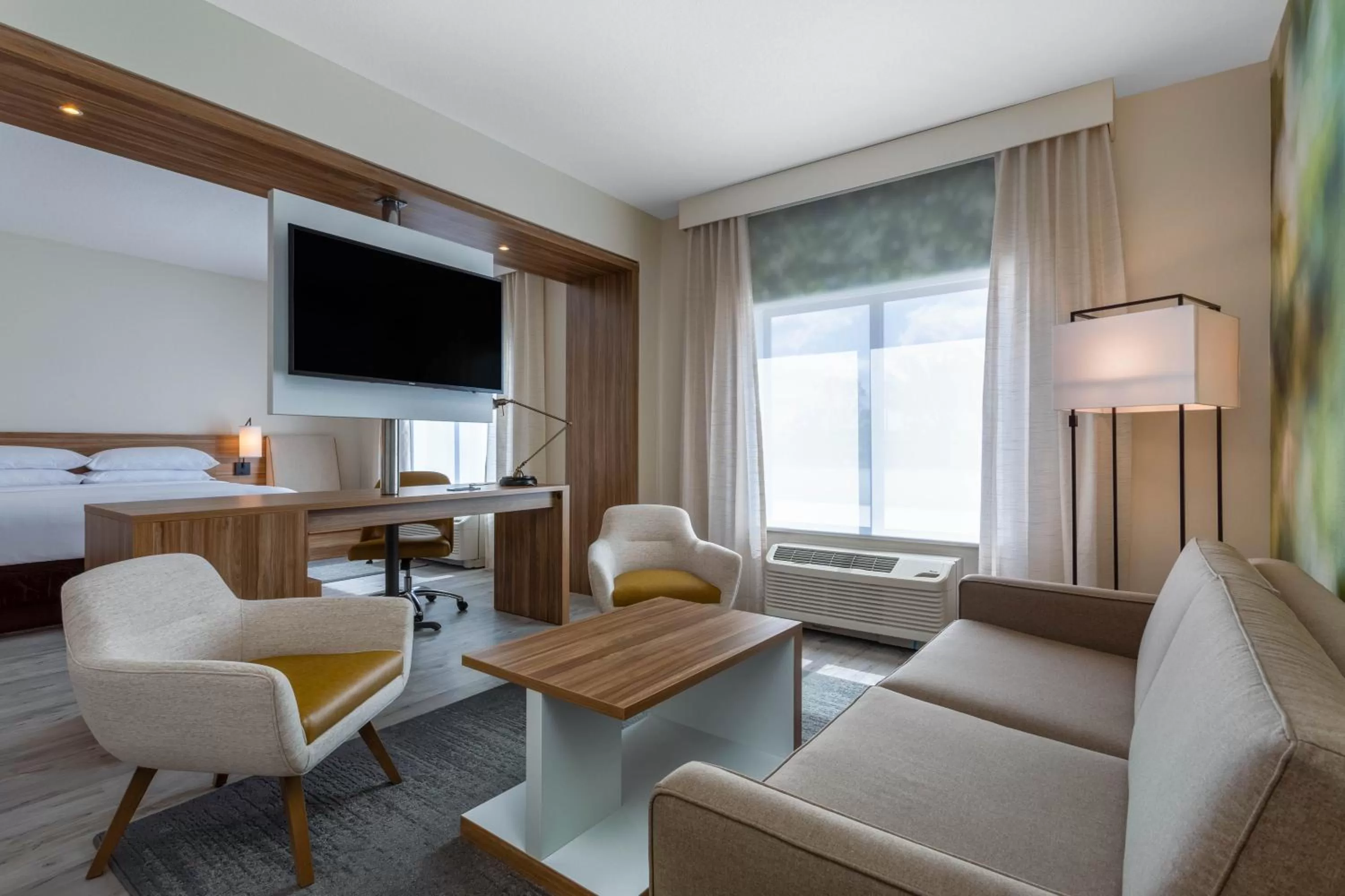 Photo of the whole room in Wyndham Garden Orlando Universal / I Drive