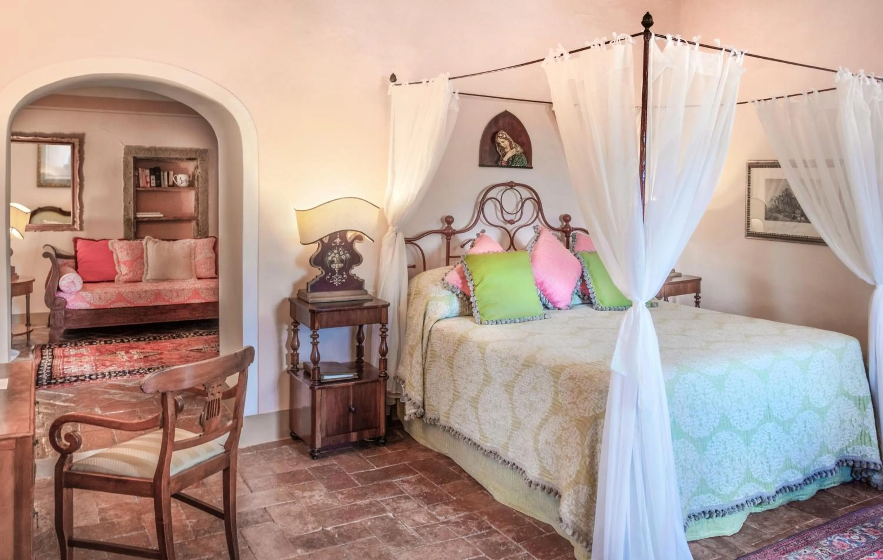 Bedroom, Bed in Il Falconiere Relais & Spa