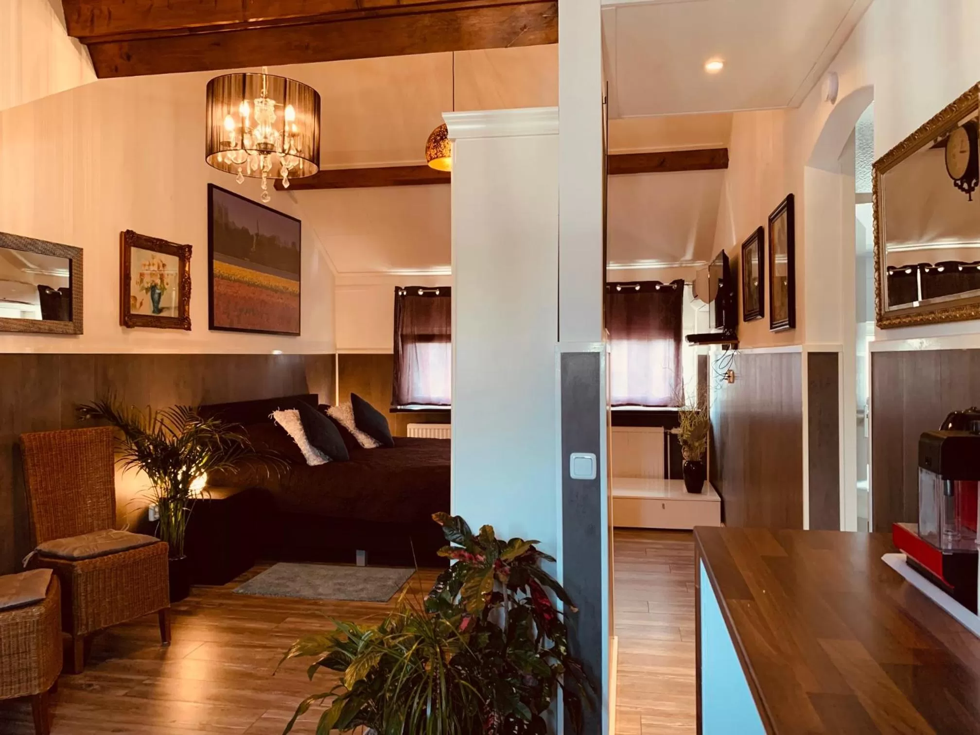 Seating area in B&B Prachtig Allemachtig