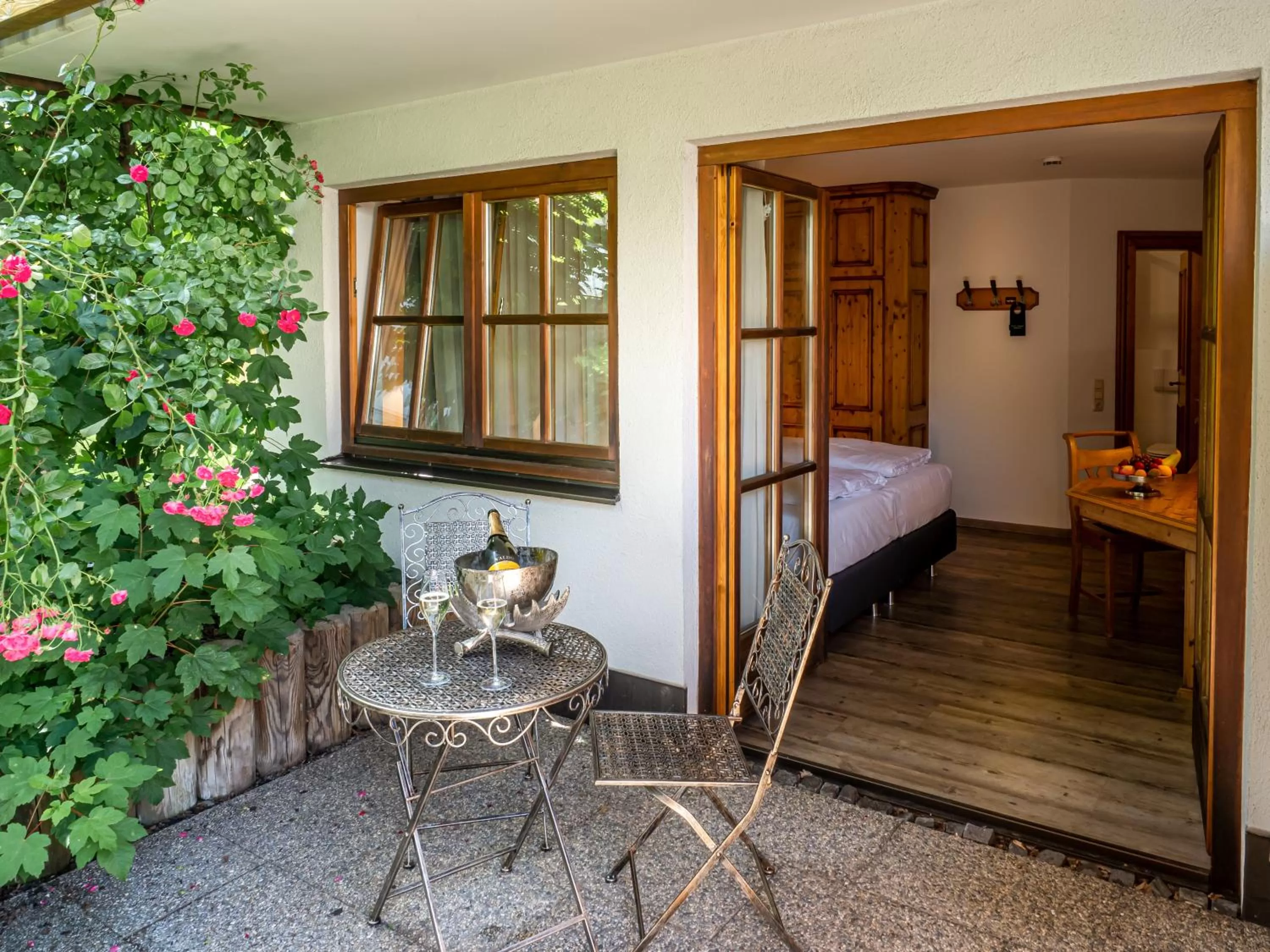 Patio, Bed in Mäsers Allgäuherz