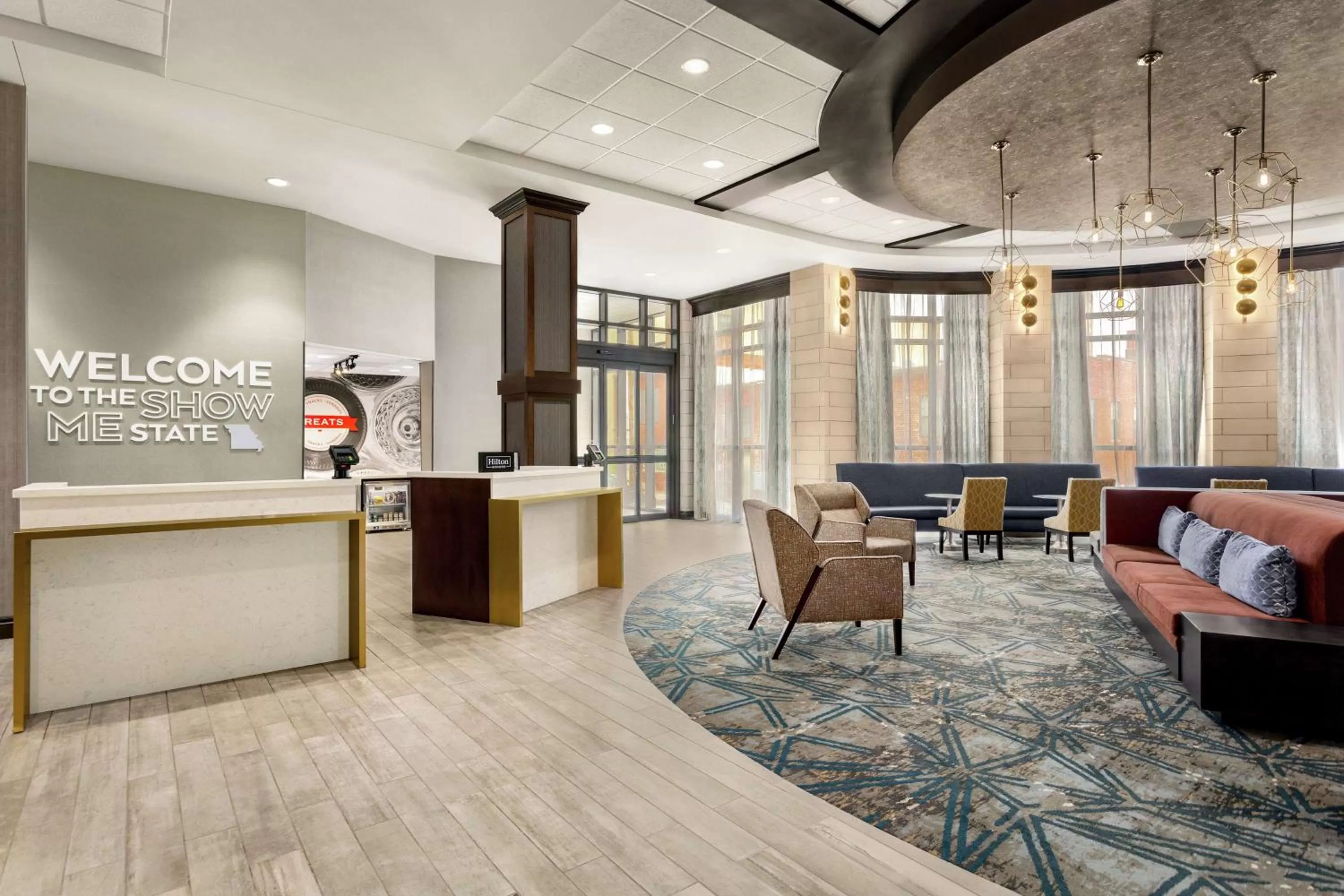 Lobby or reception in Hampton Inn Suites Kansas City Downtown Crossroads