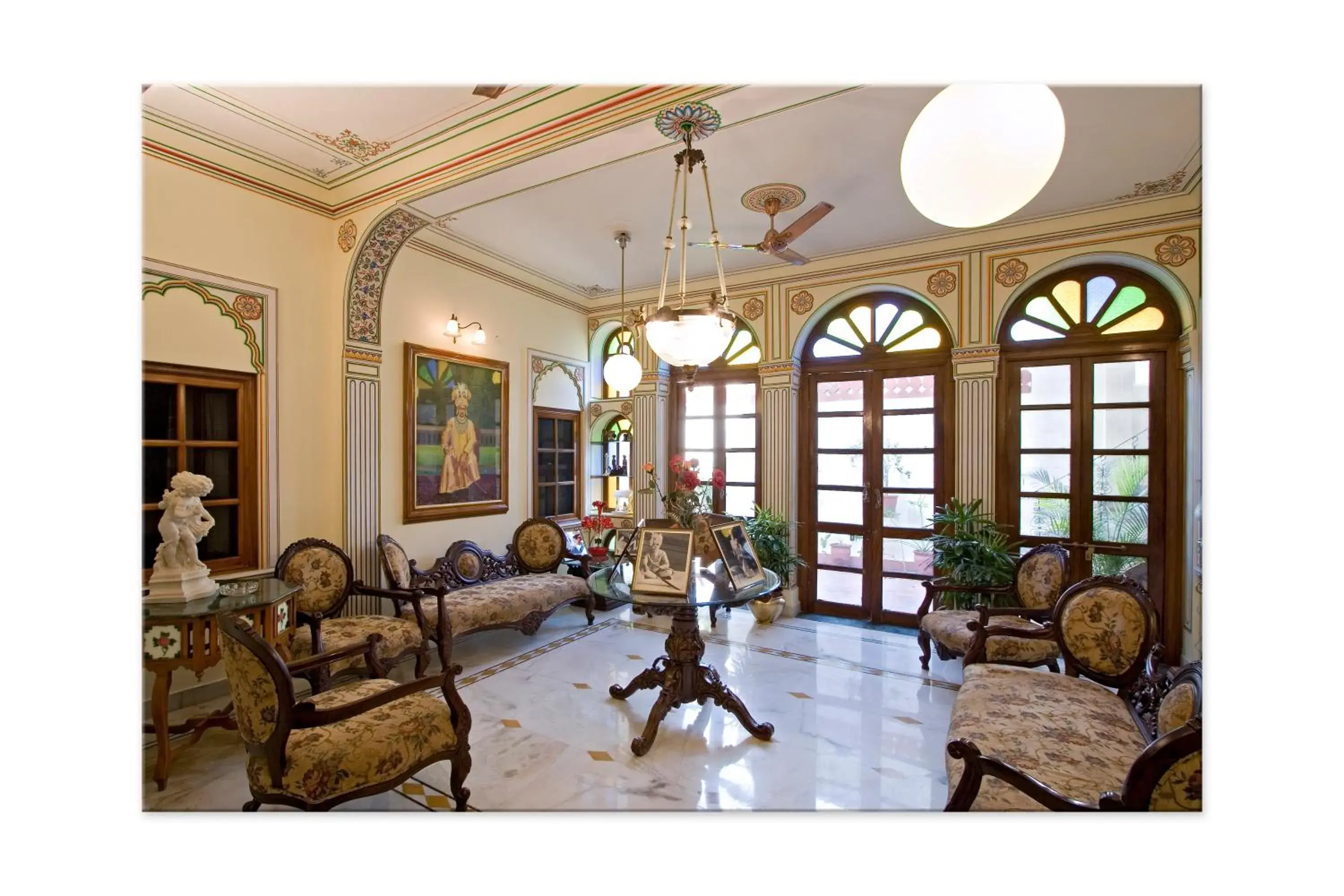 Lobby or reception in Madhuban - A Heritage Home Lobby or reception in Madhuban - A Heritage Home