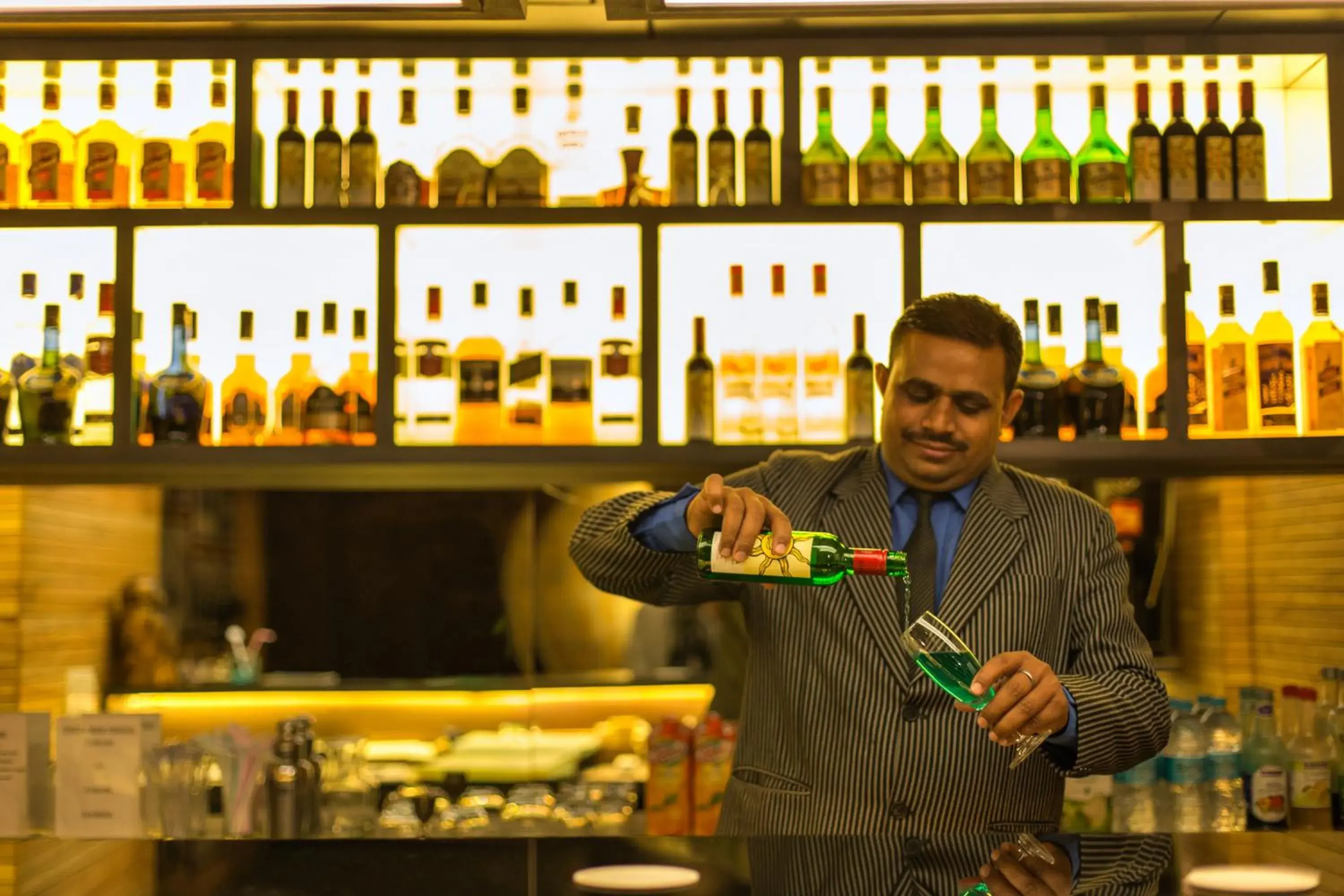 Lounge or bar in Vesta Maurya Palace