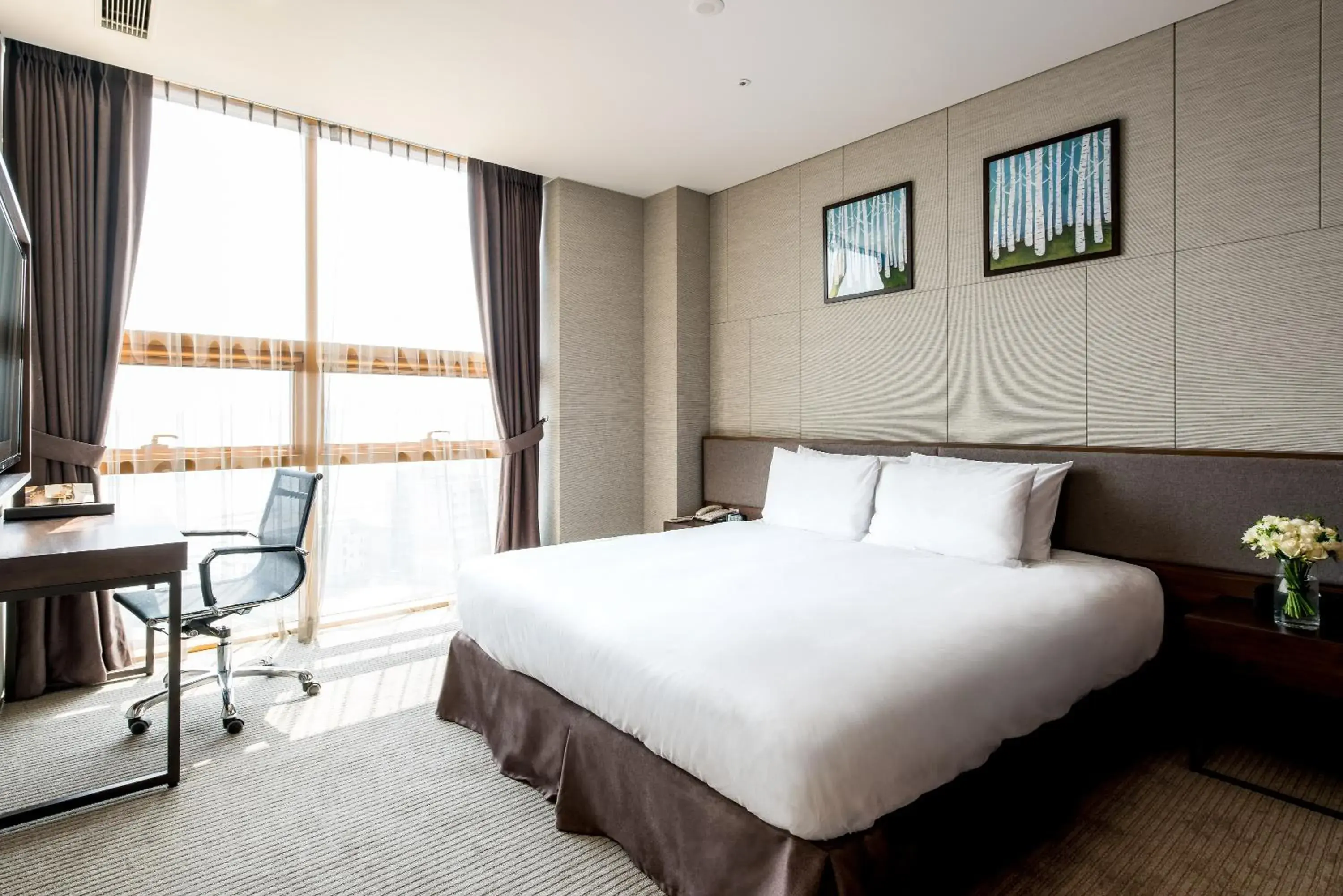 Bedroom, Bed in Ramada by Wyndham Incheon