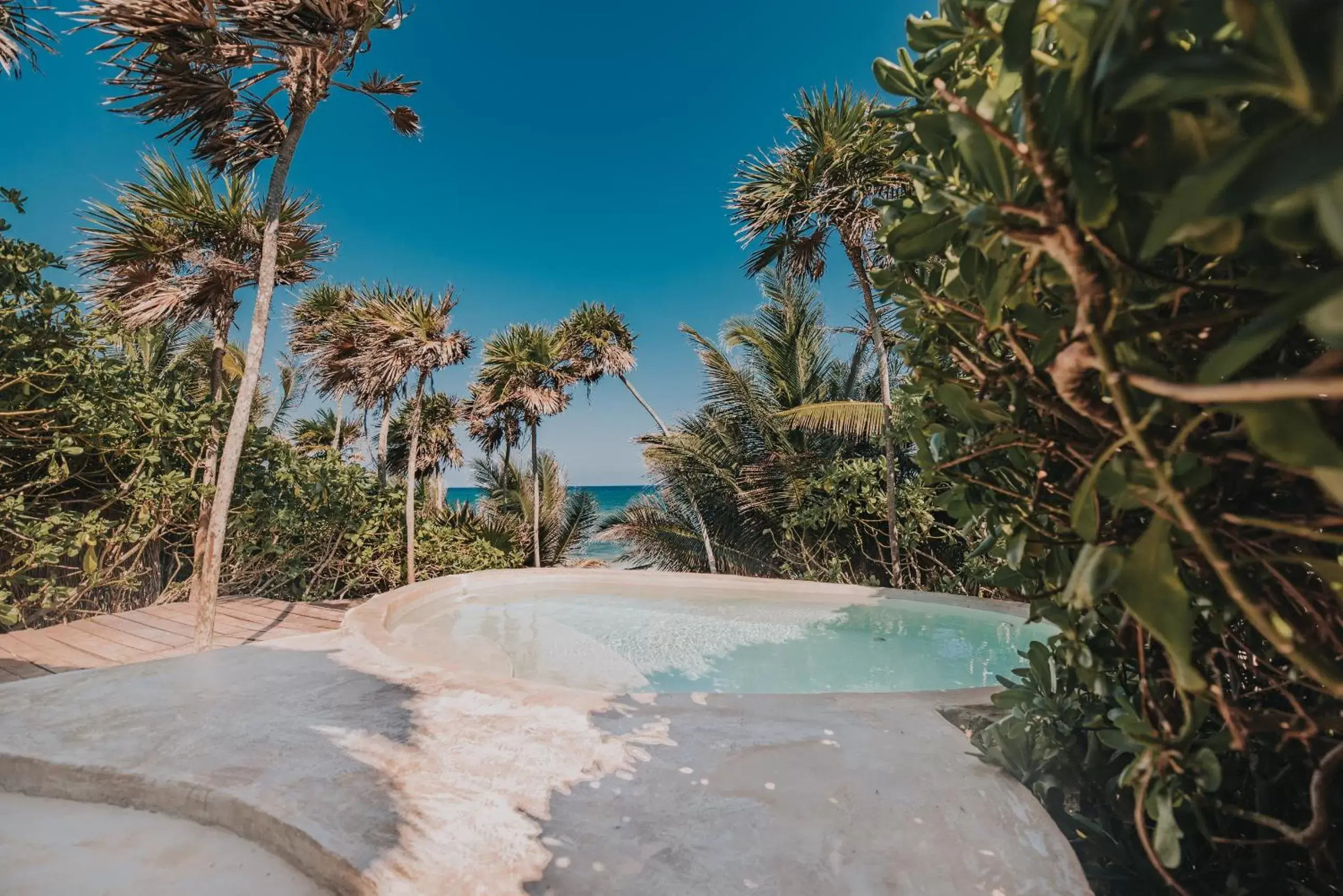 Swimming pool in Papaya Playa Project, Tulum, a Member of Design Hotels Swimming pool in Papaya Playa Project, Tulum, a Member of Design Hotels