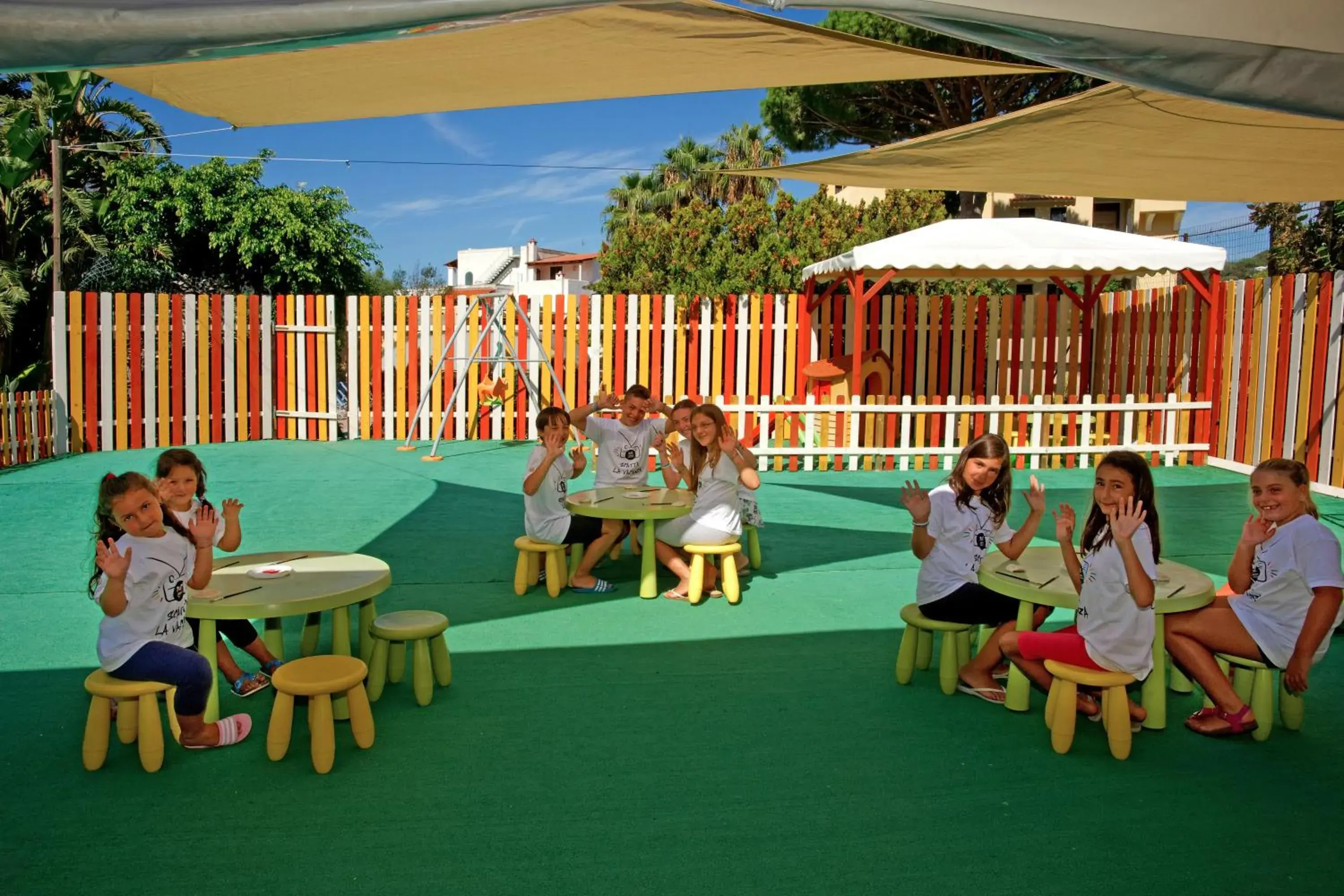 Children play ground, Children in Family Spa Hotel Le Canne