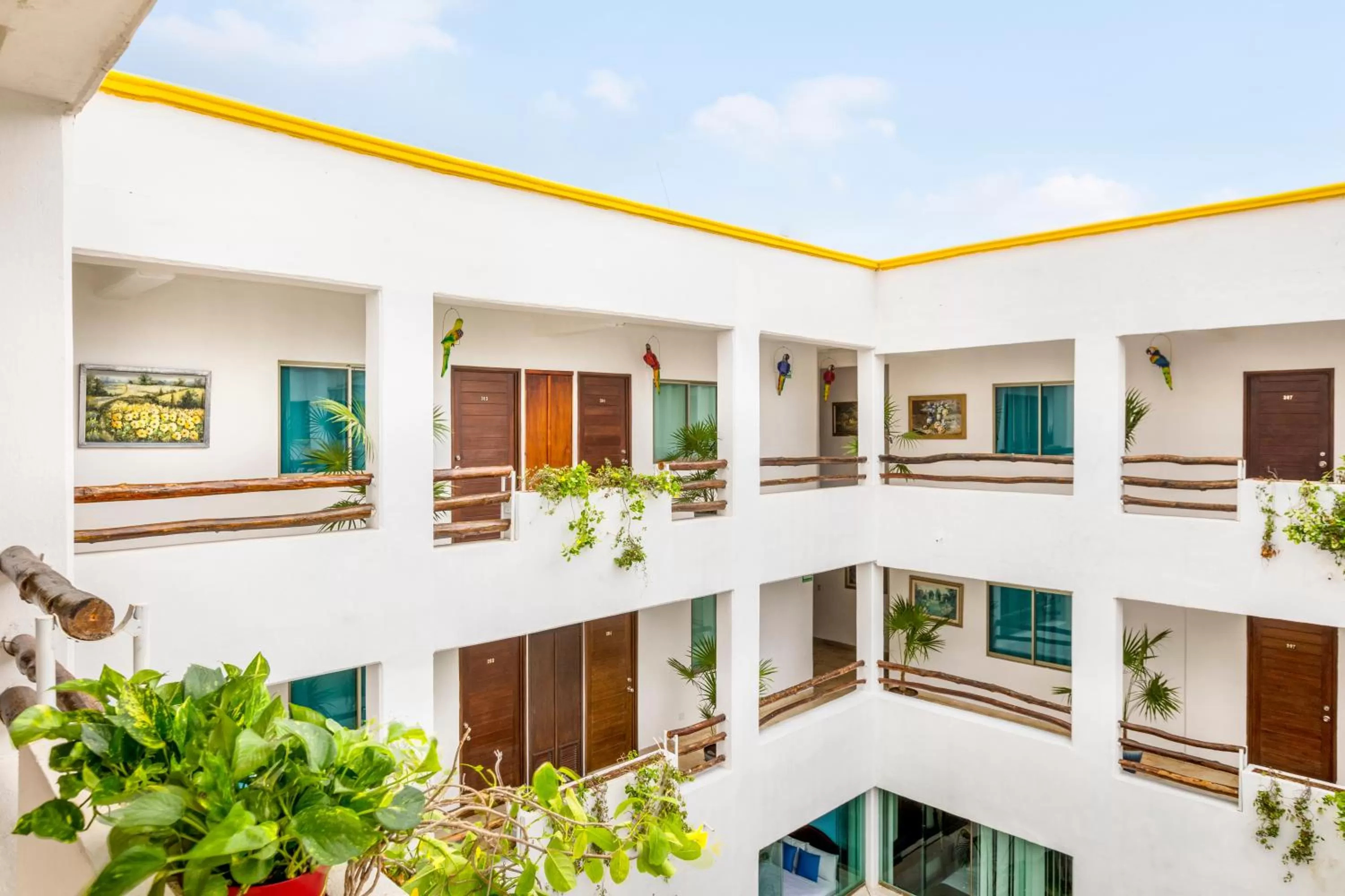 Property building in Hotel Pueblito Vallarta
