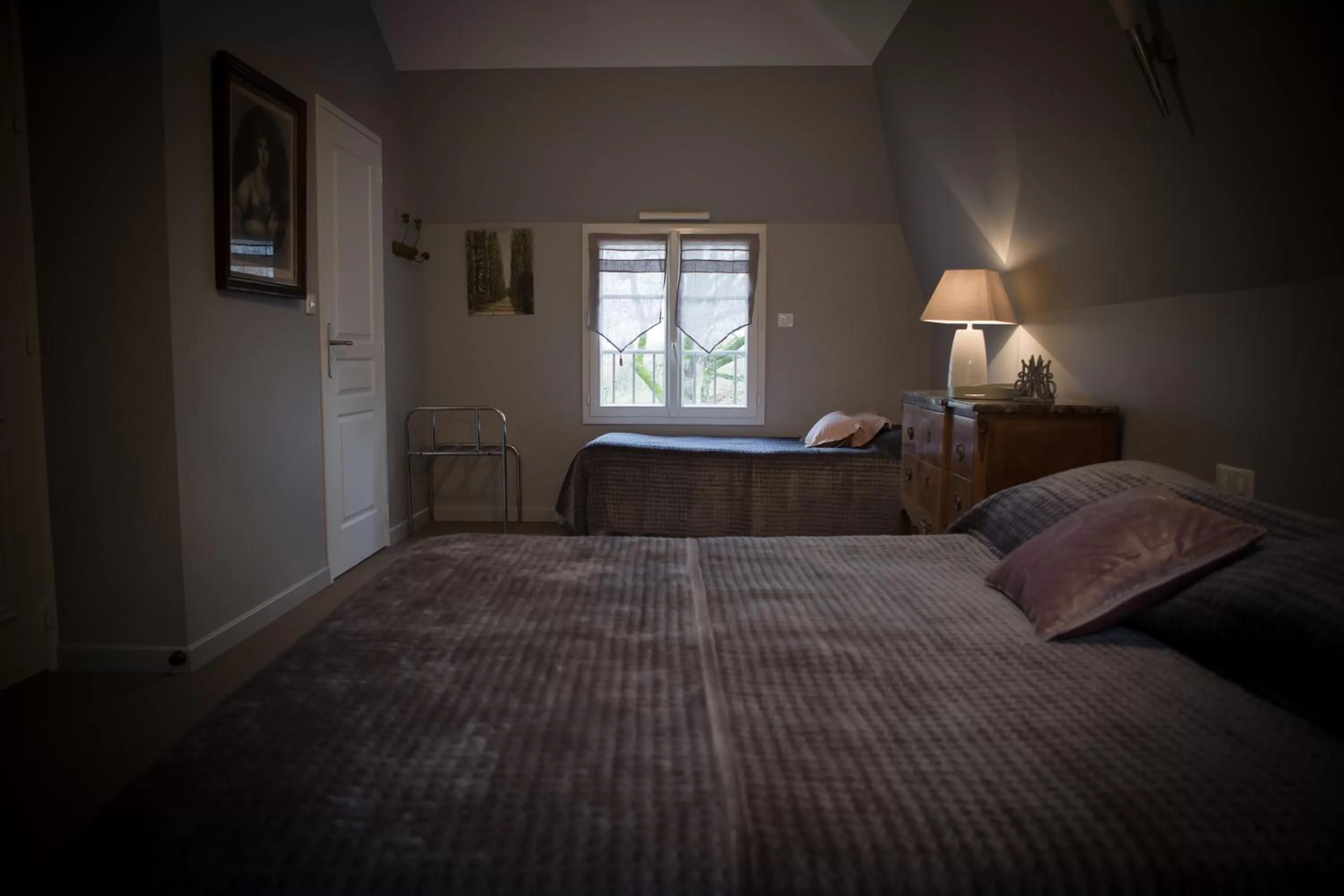 Bed in Chateau De La Moriniere