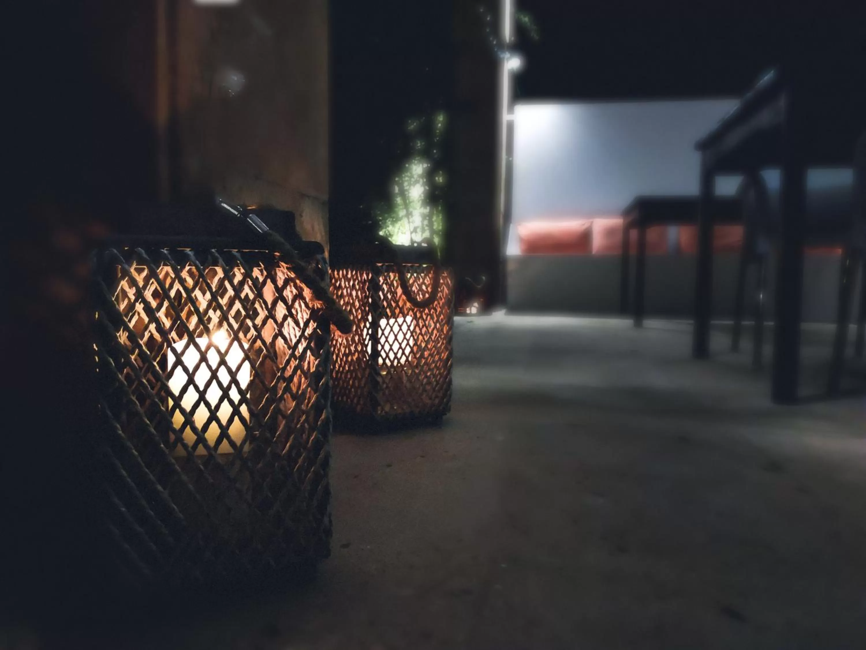 Patio in Hotel Bodega El Juncal