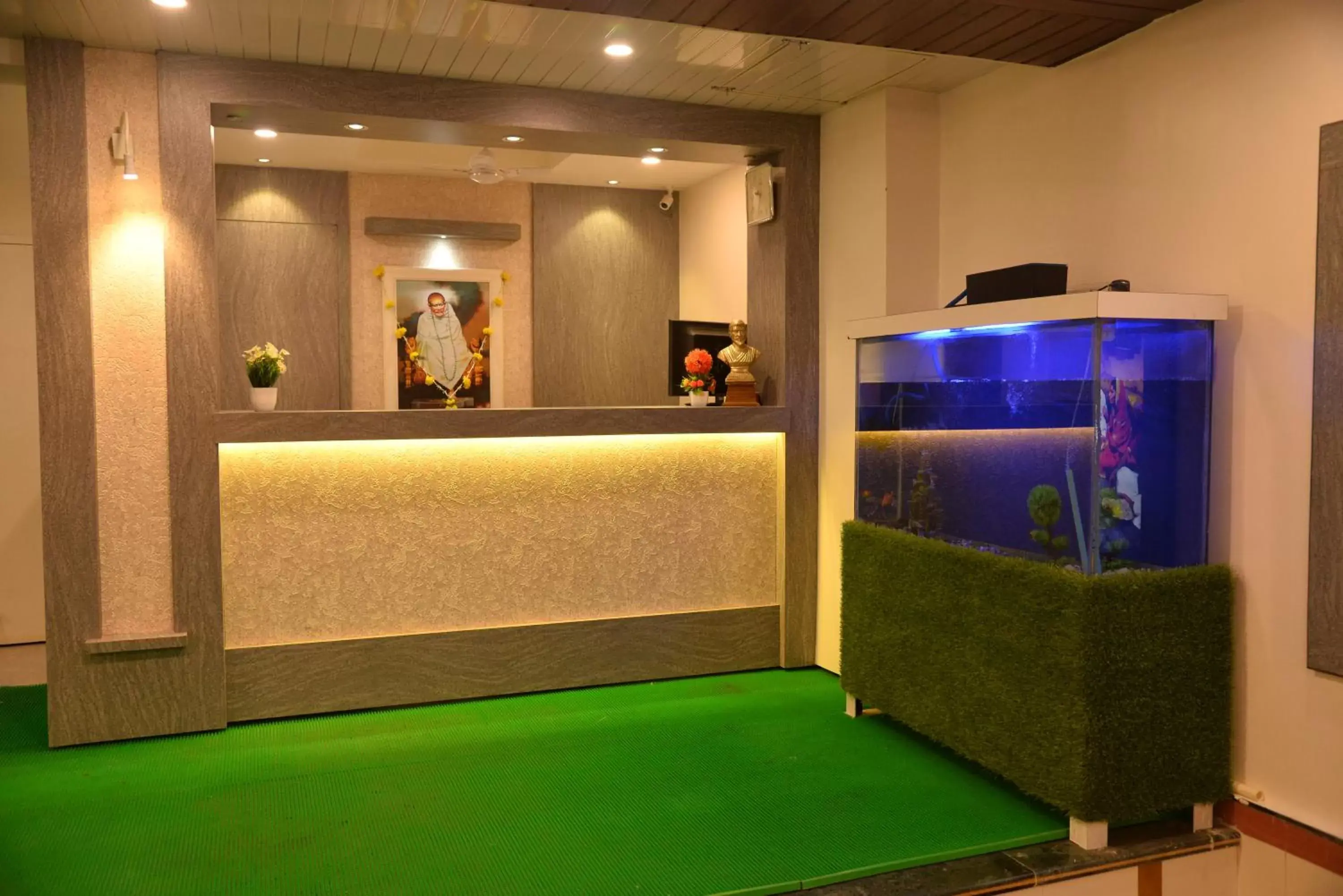 Lobby or reception in Hotel Disha Palace