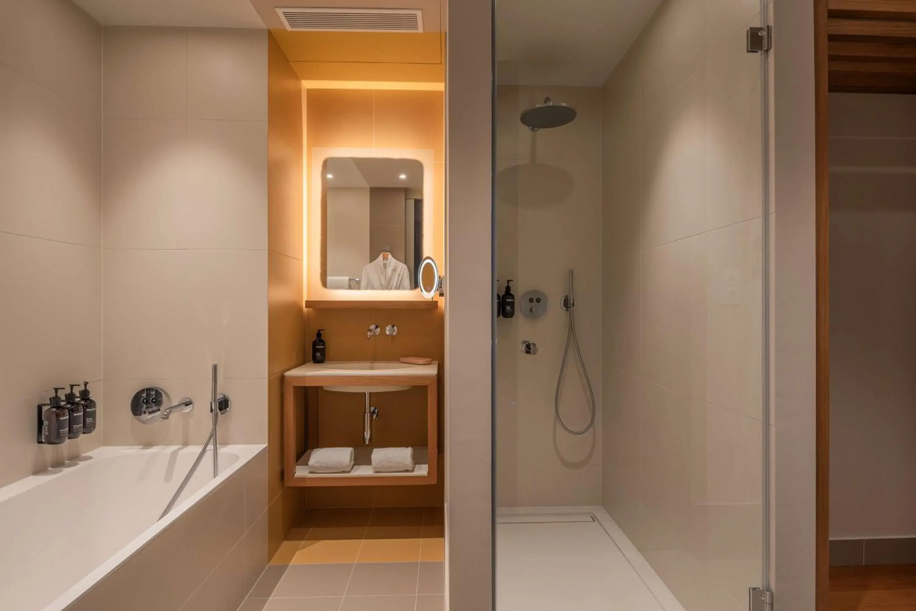 Bathroom in Canopy by Hilton Cannes