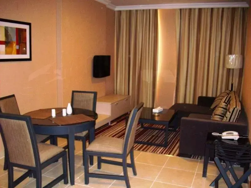 Living room, Seating Area in L'Arabia Hotel Apartments