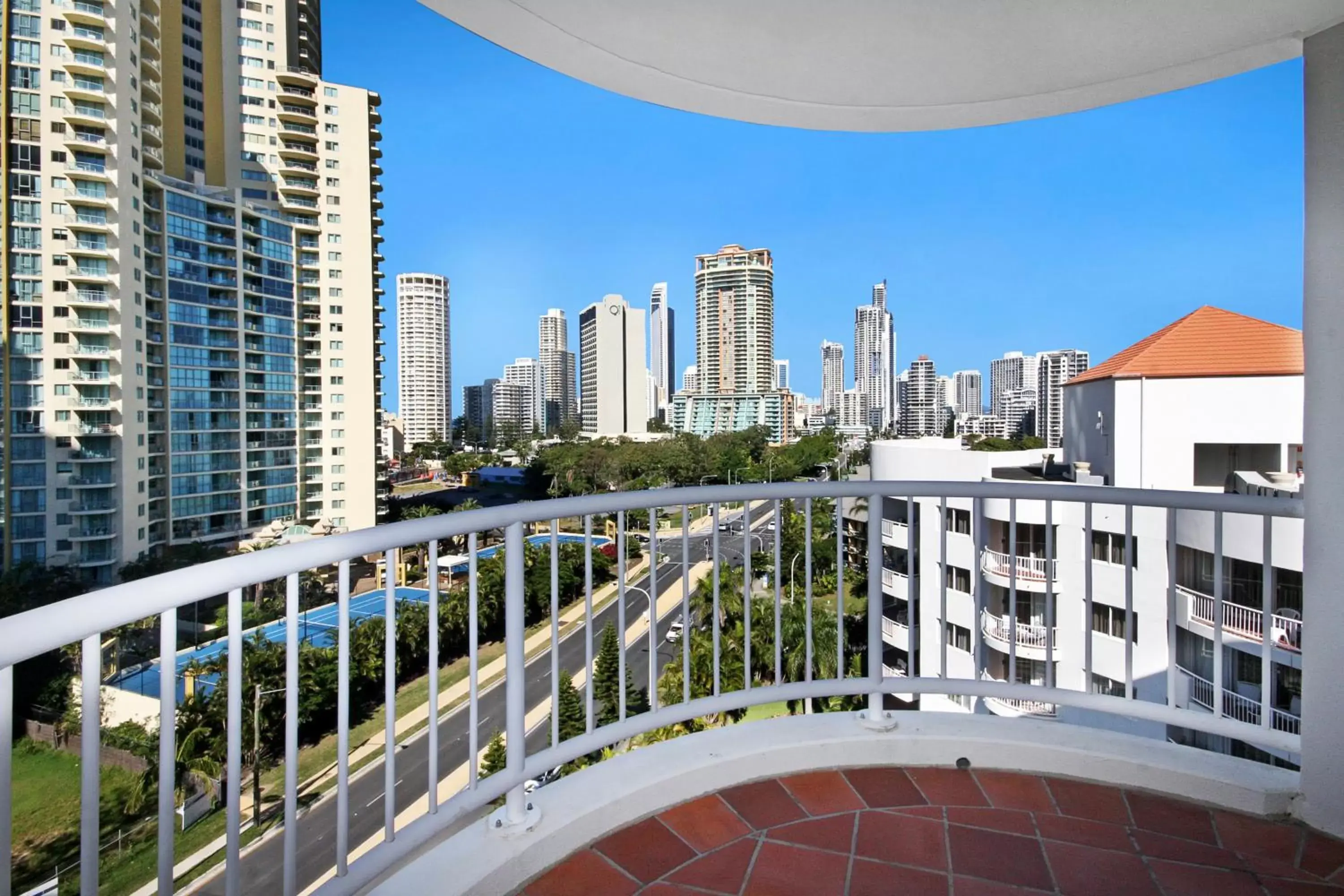 City view in Sovereign on the Gold Coast