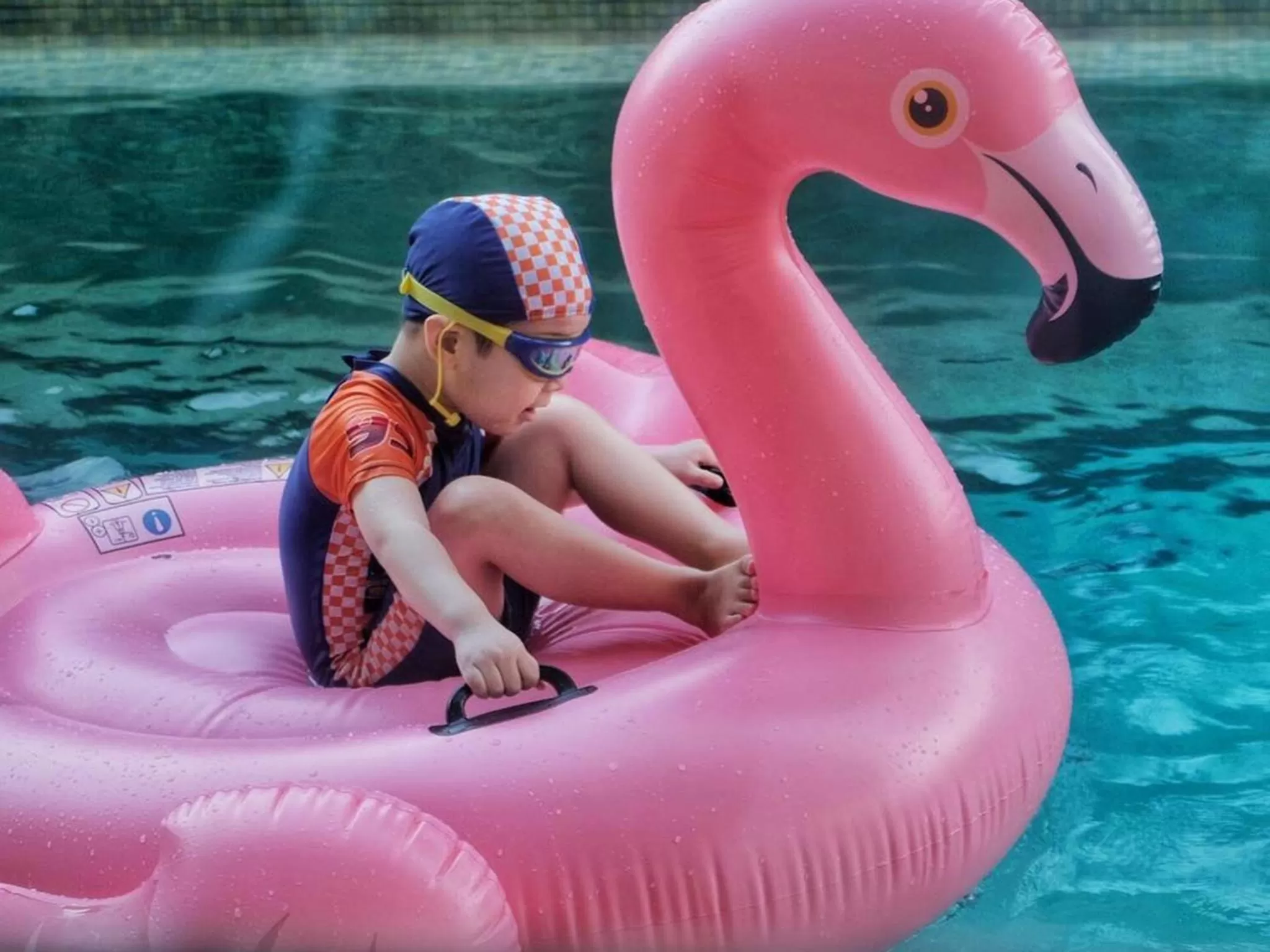 Pool view in Grand Livio Kuta Hotel