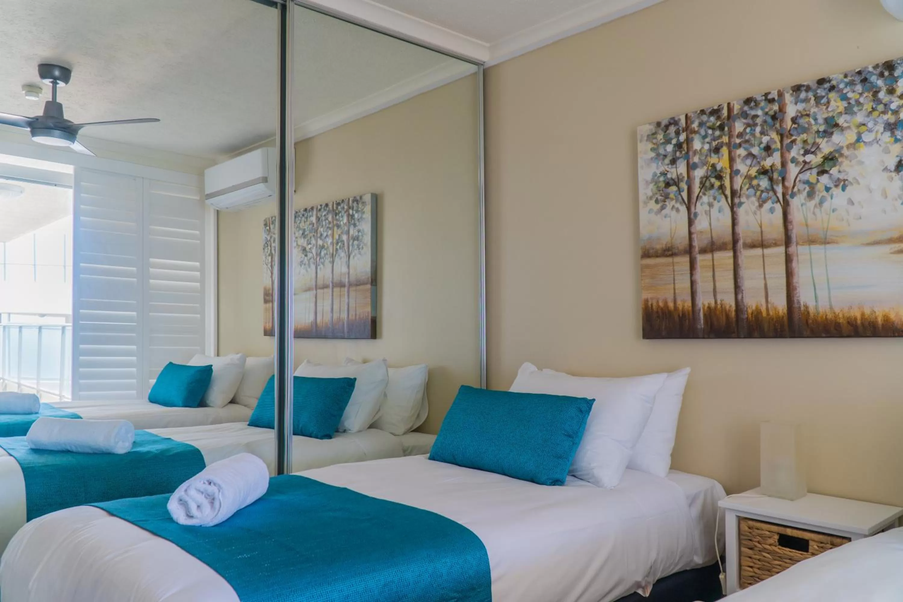 Bed in Foreshore Beachfront Apartments