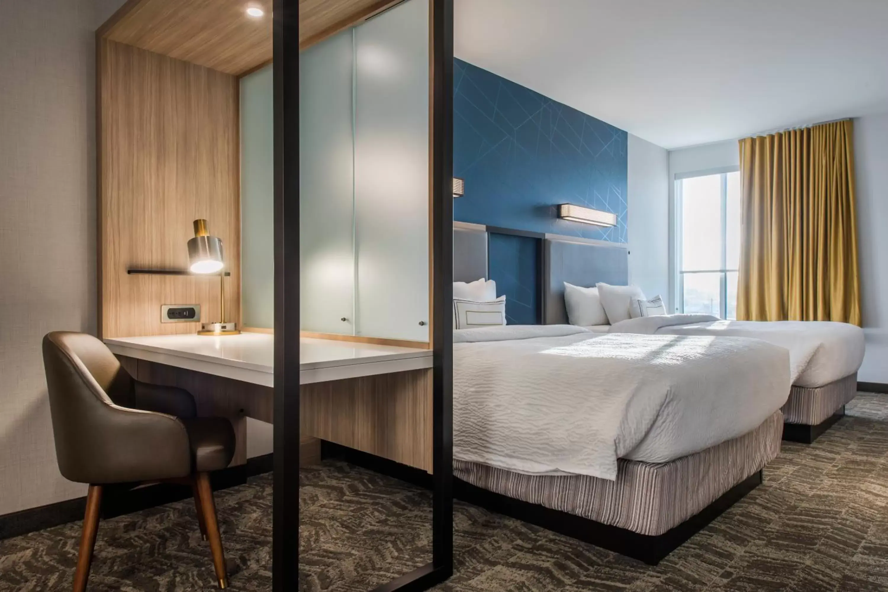 room service, Bed in SpringHill Suites by Marriott Gallup