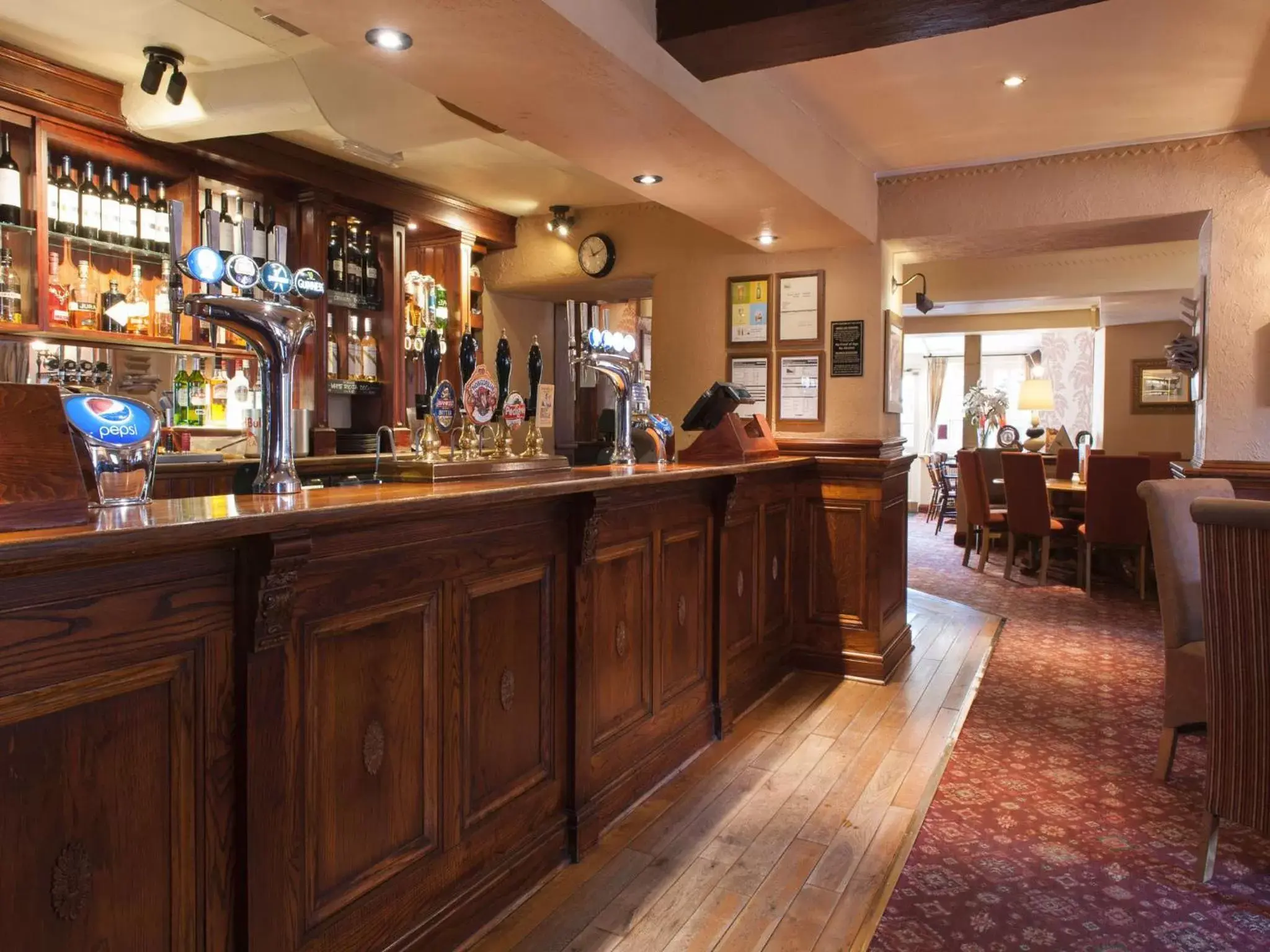 Lounge or bar, Lounge/Bar in Wheatsheaf, Baslow by Marston's Inns