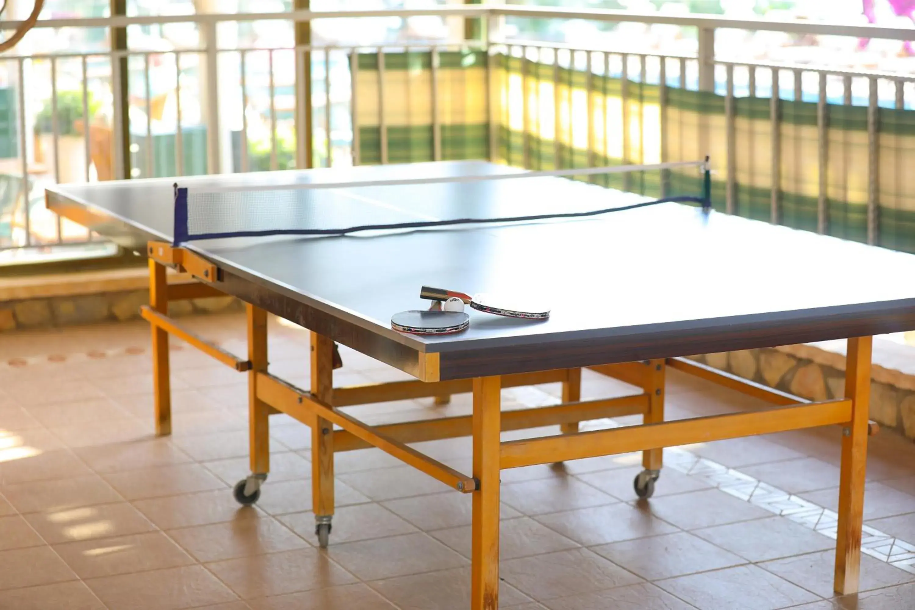 Table Tennis in Happy Hotel