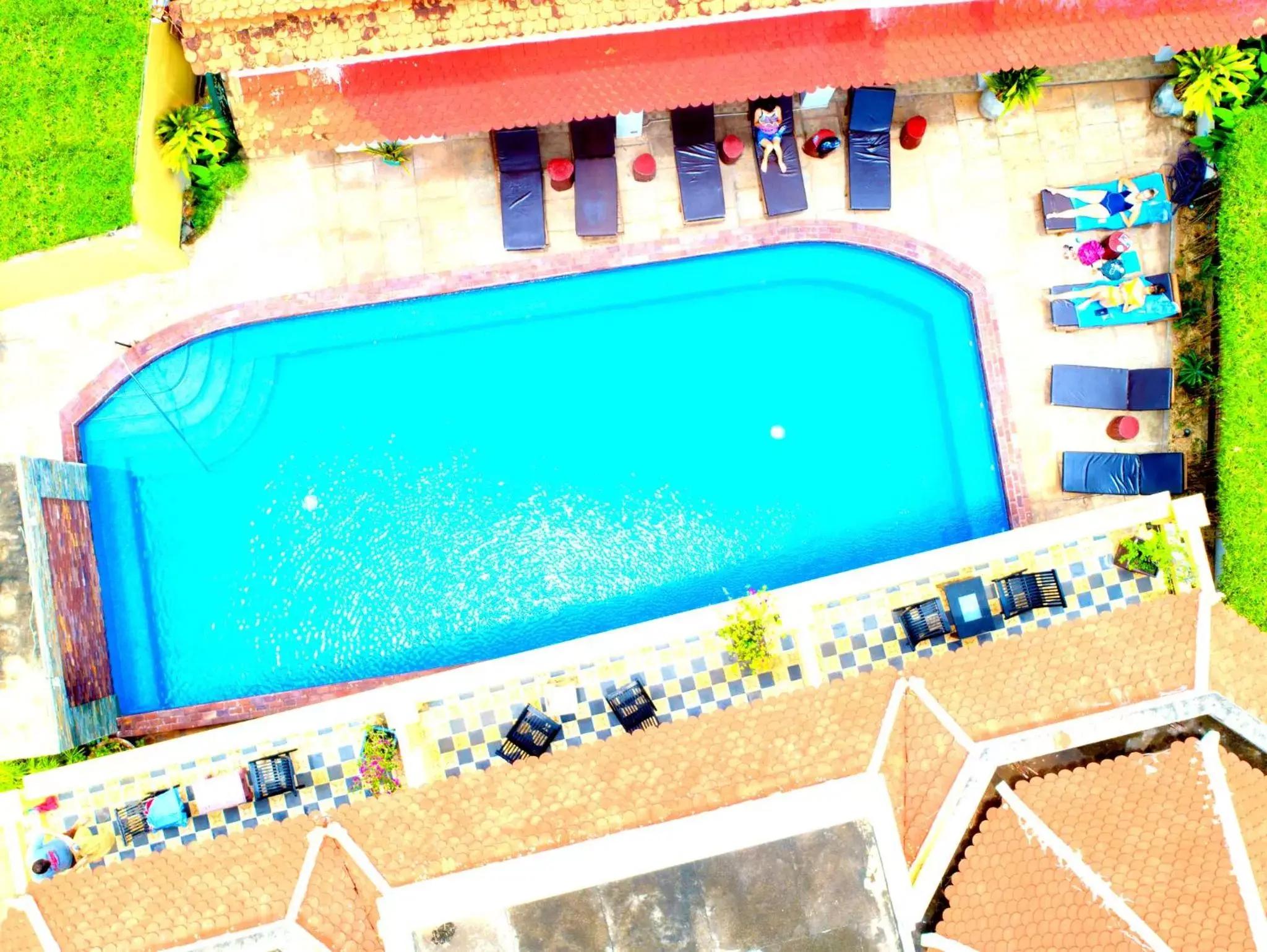 Swimming pool, Pool View in Residence Wat Damnak