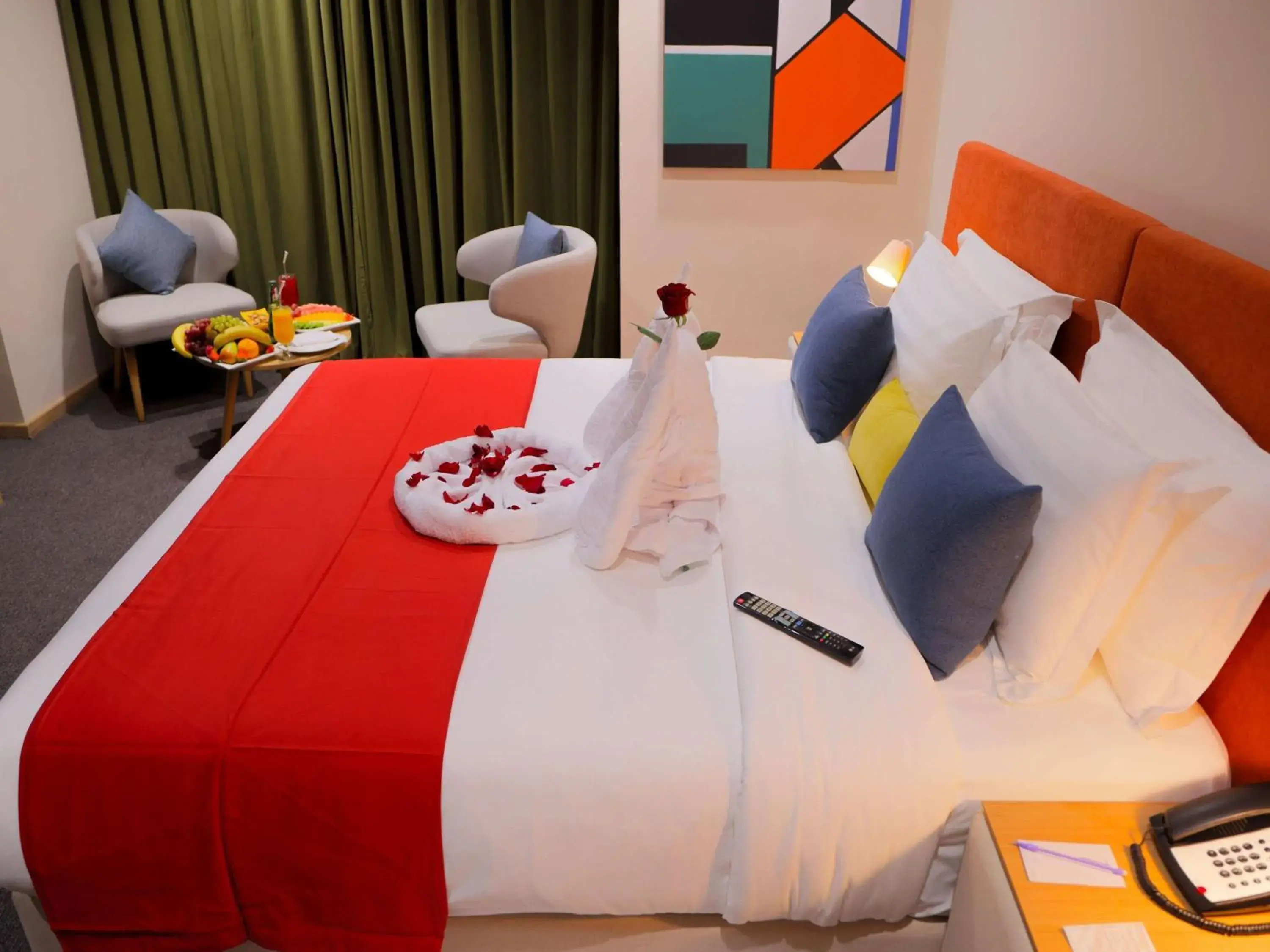 Bedroom in Novotel Suites Riyadh Dyar