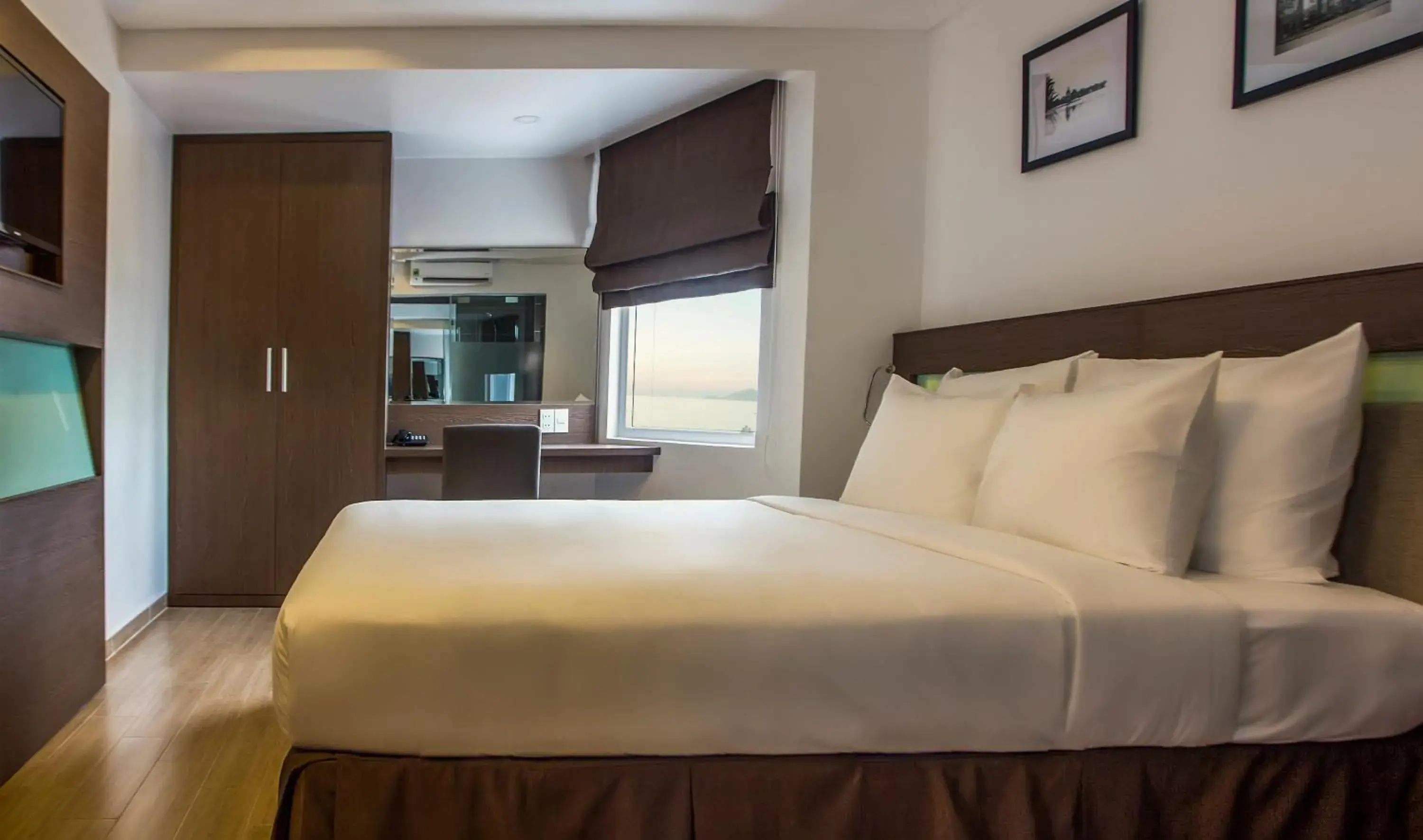 Bed in Aroma Nha Trang Boutique Hotel