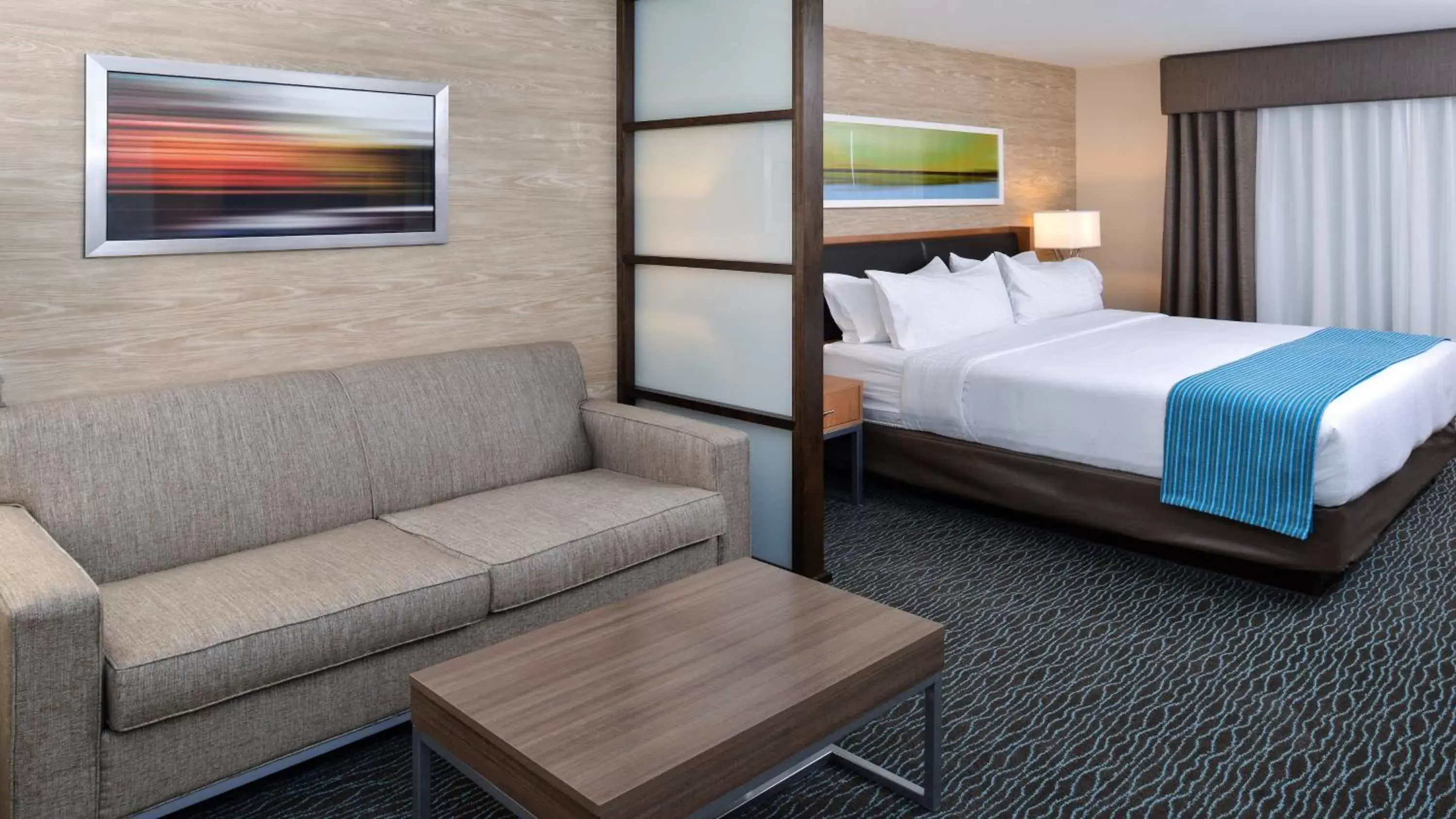 Photo of the whole room, Bed in Holiday Inn Hotel & Suites Edmonton Airport Conference Centre, an IHG Hotel