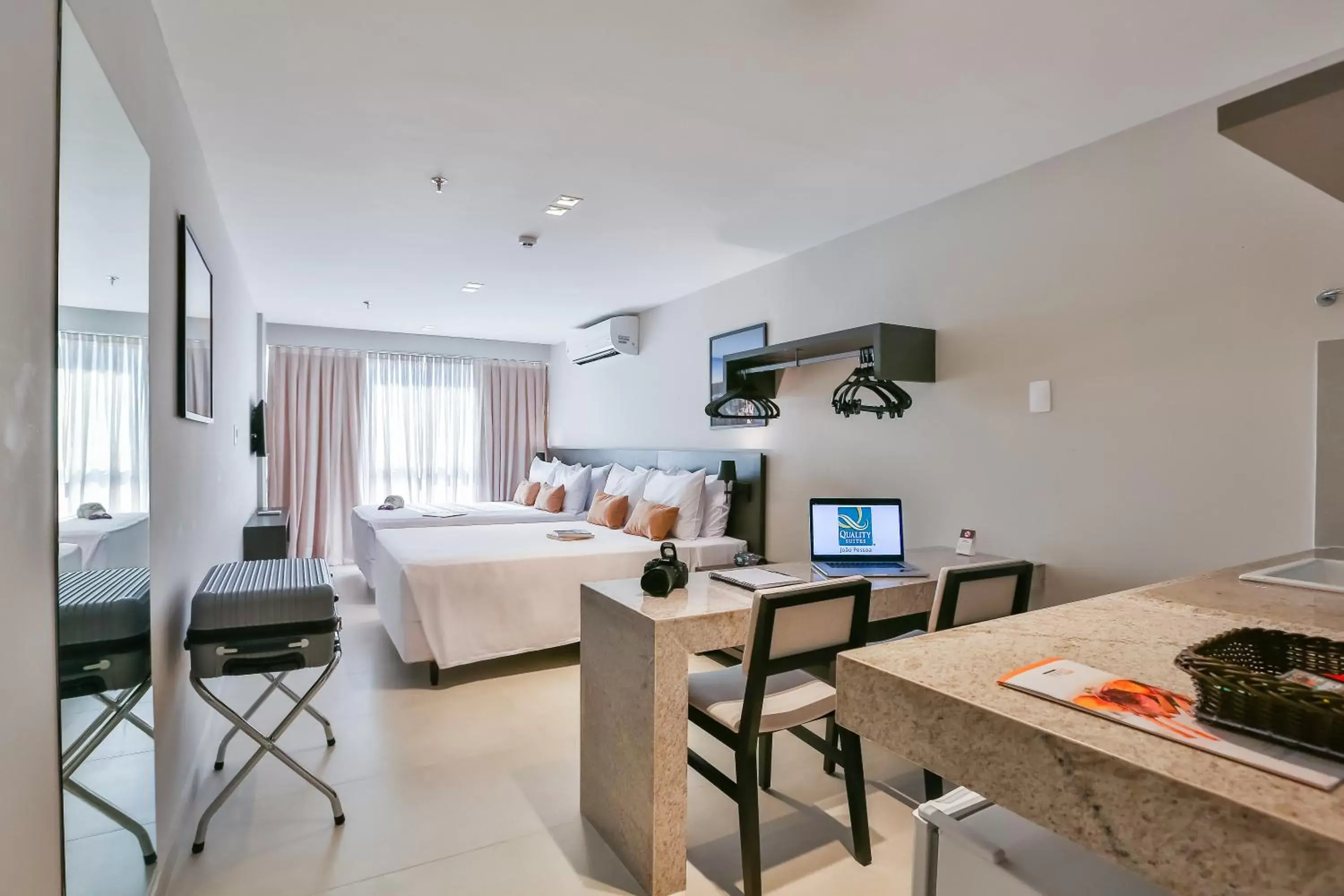 Business facilities, Bed in Quality Suítes João Pessoa Business facilities, Bed in Quality Suítes João Pessoa