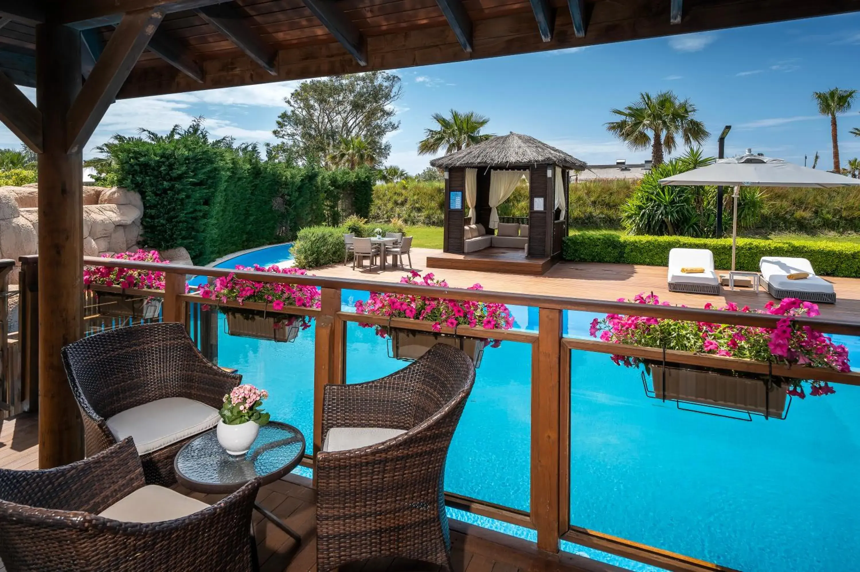 Balcony/Terrace, Pool View in Kaya Palazzo Golf Resort