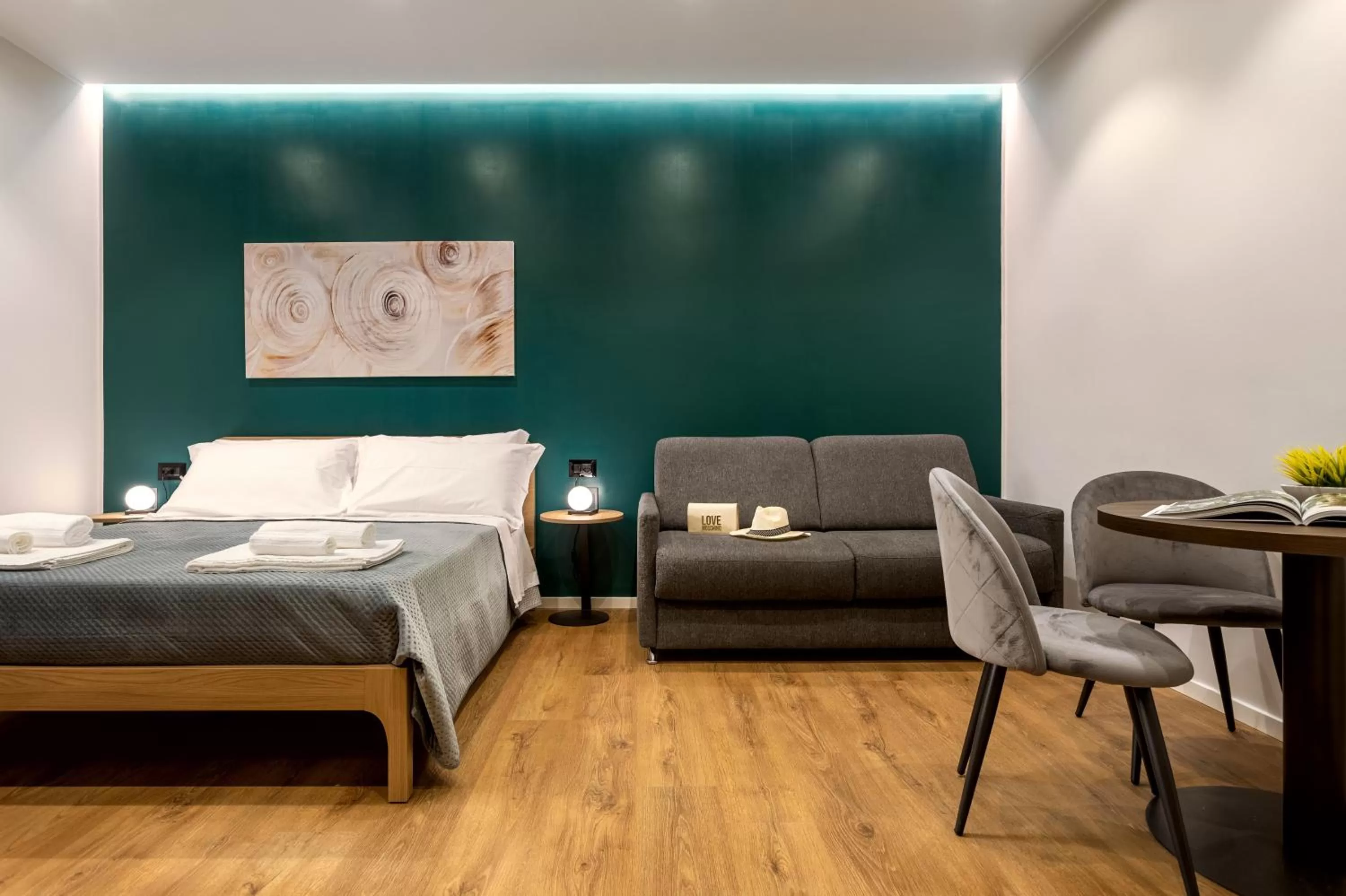 Bed in Quinto Stabile Rooms&Suite