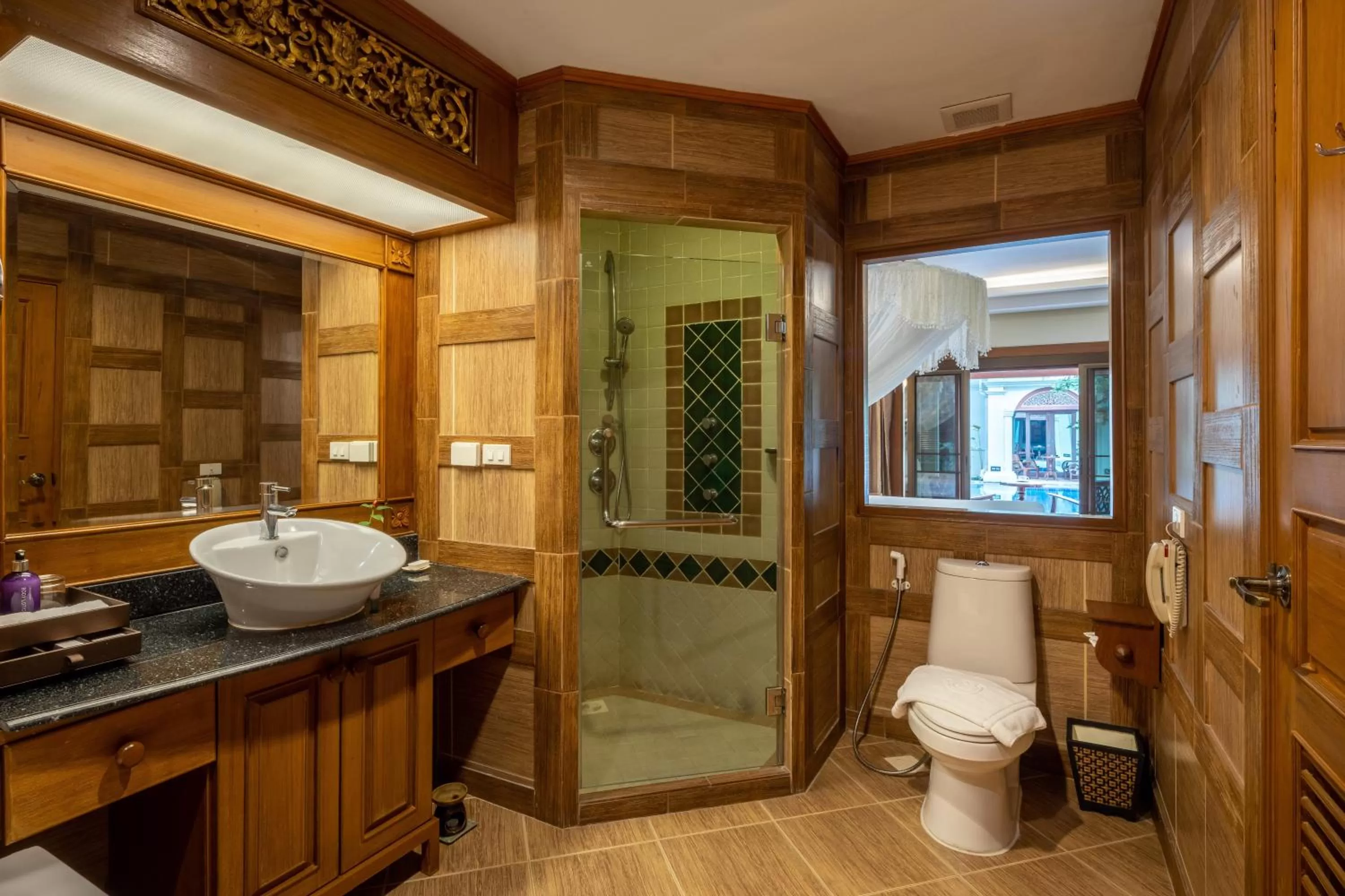 Bathroom in Khum Phaya Resort & Spa Boutique Collection