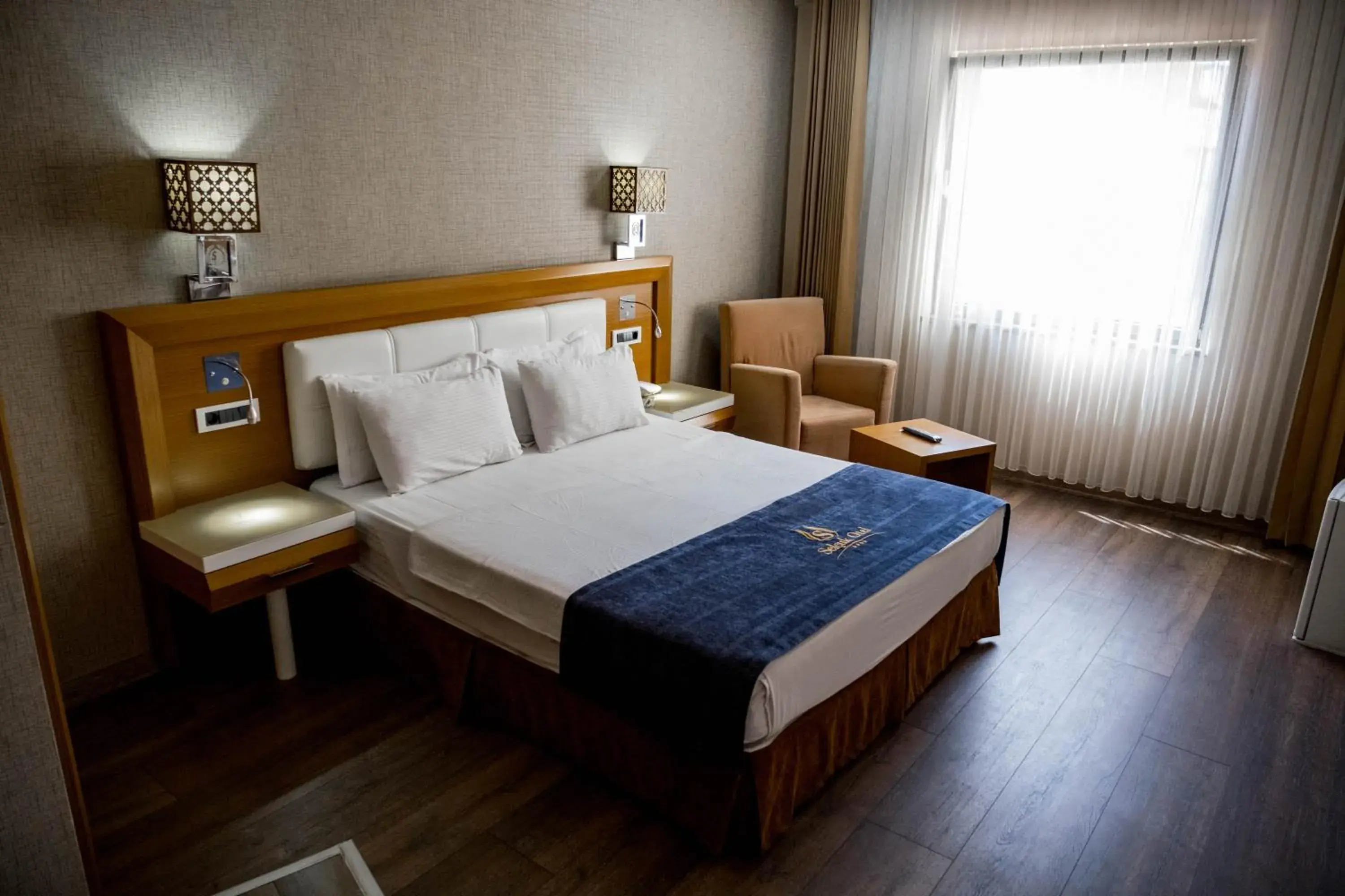 Bed in Selcuk Hotel Sems-i Tebrizi