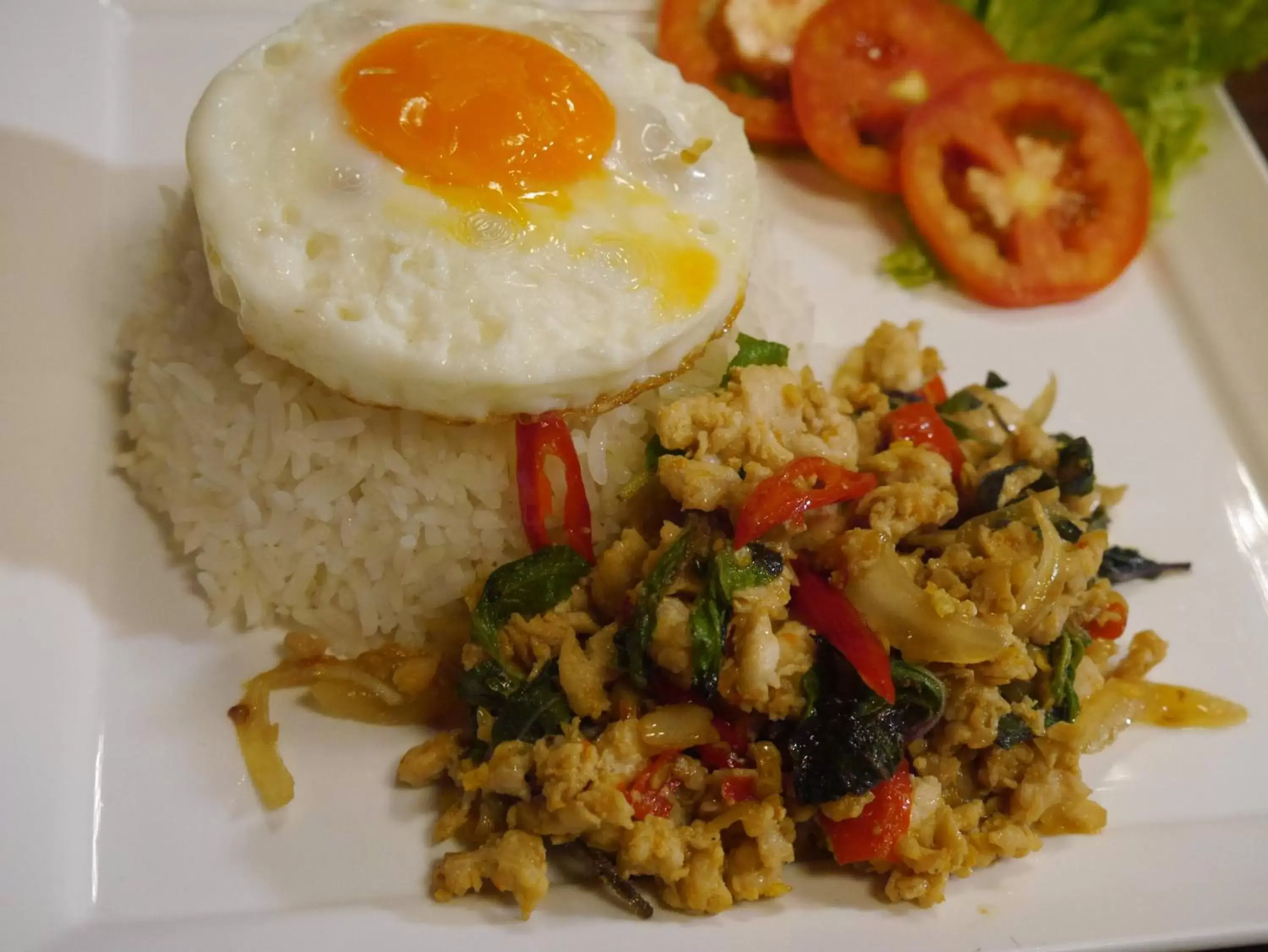 Asian breakfast, Food in True Siam Phayathai Hotel