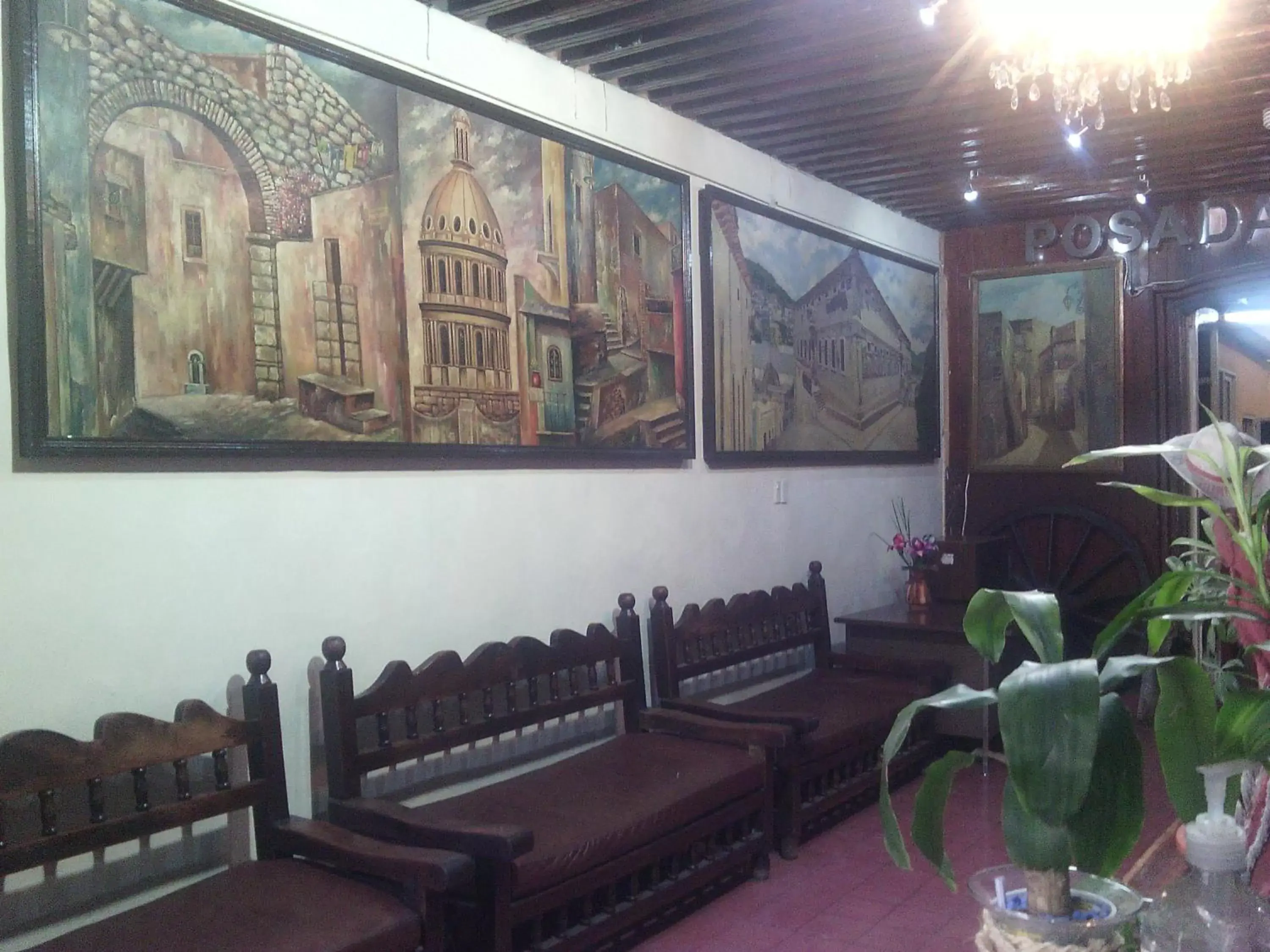 Living room in Hotel Posada de la Condesa