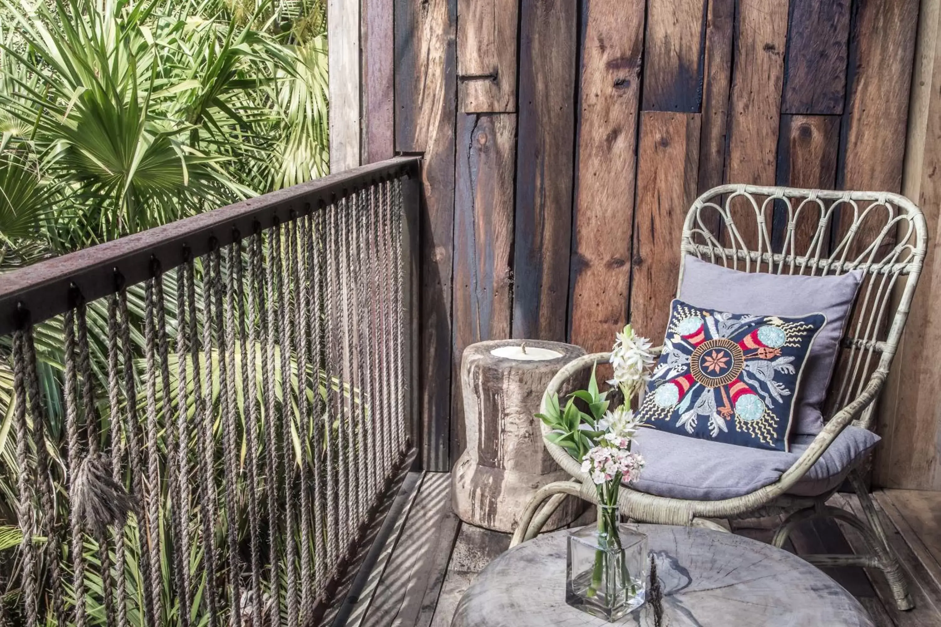 Balcony/Terrace, Seating Area in Be Tulum Beach & Spa Resort