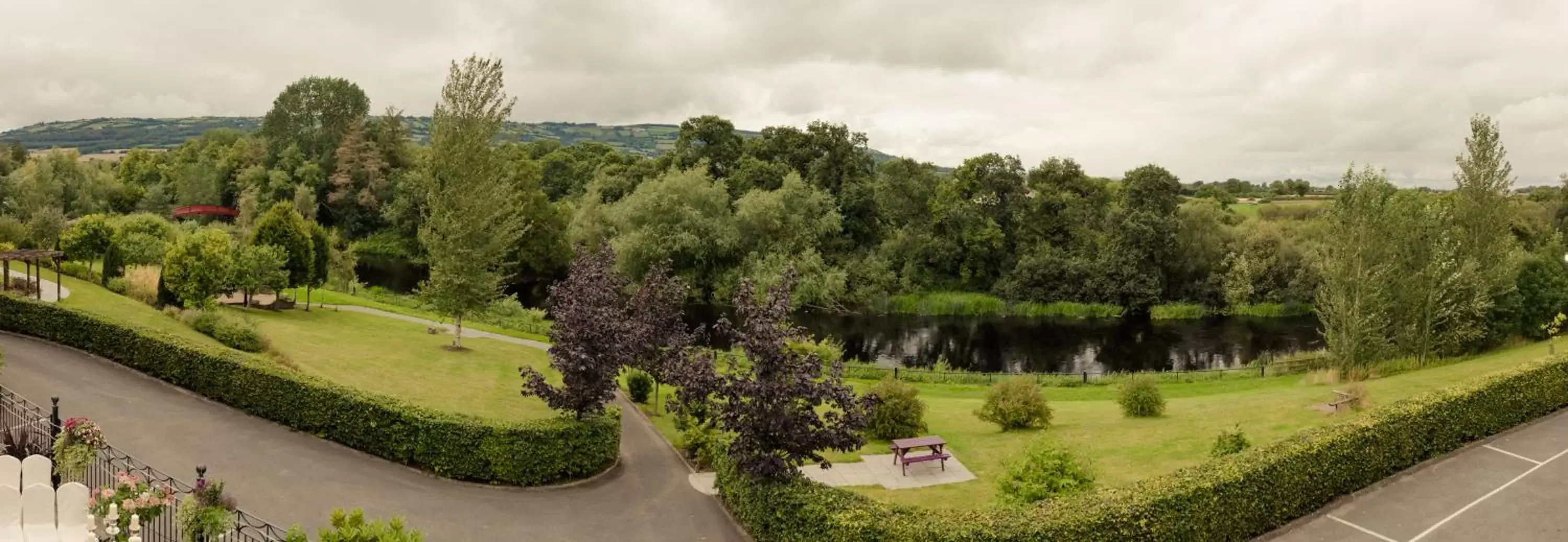 Garden view in Woodford Dolmen Hotel Carlow